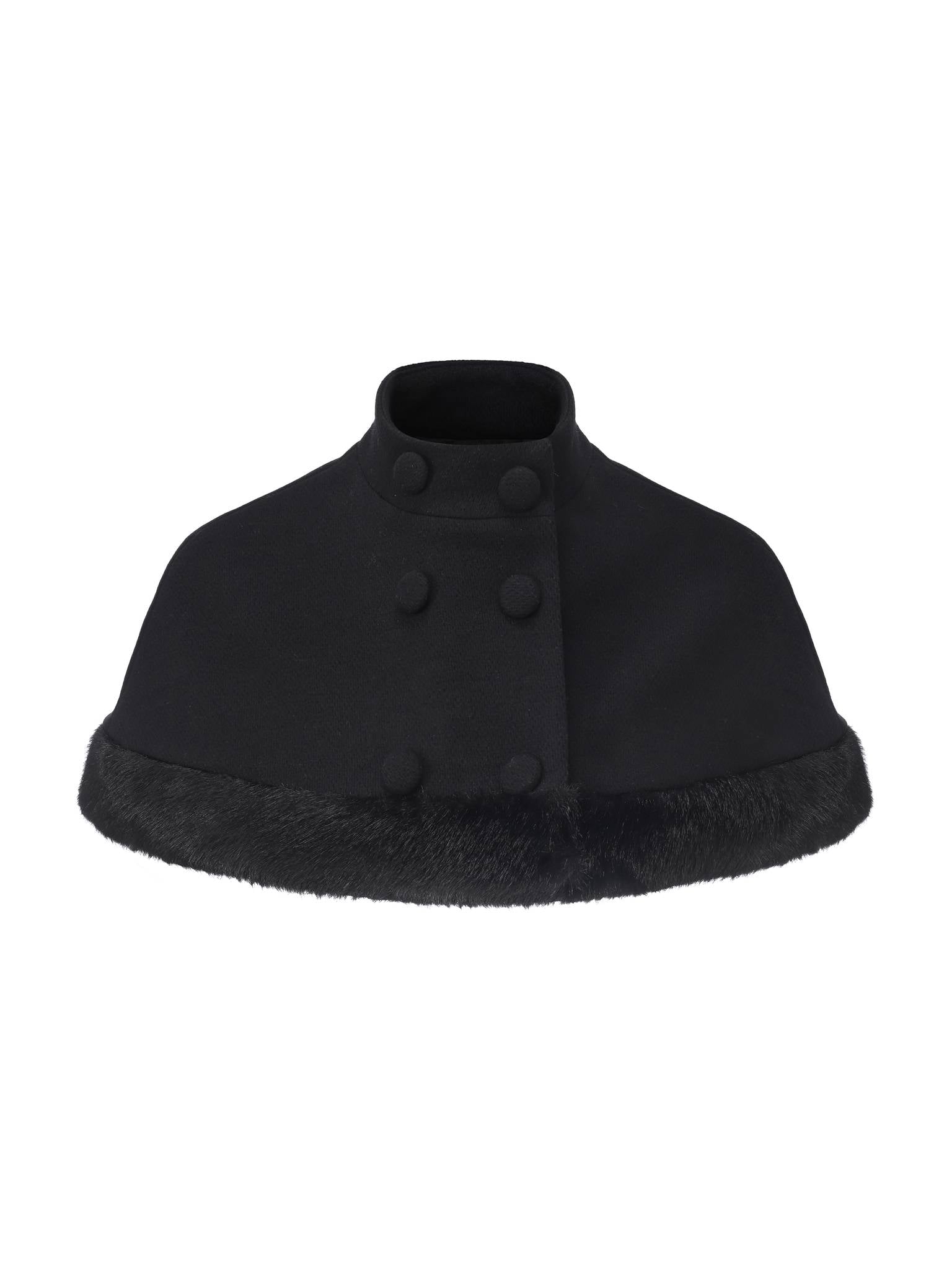 Midnight Fur Cape