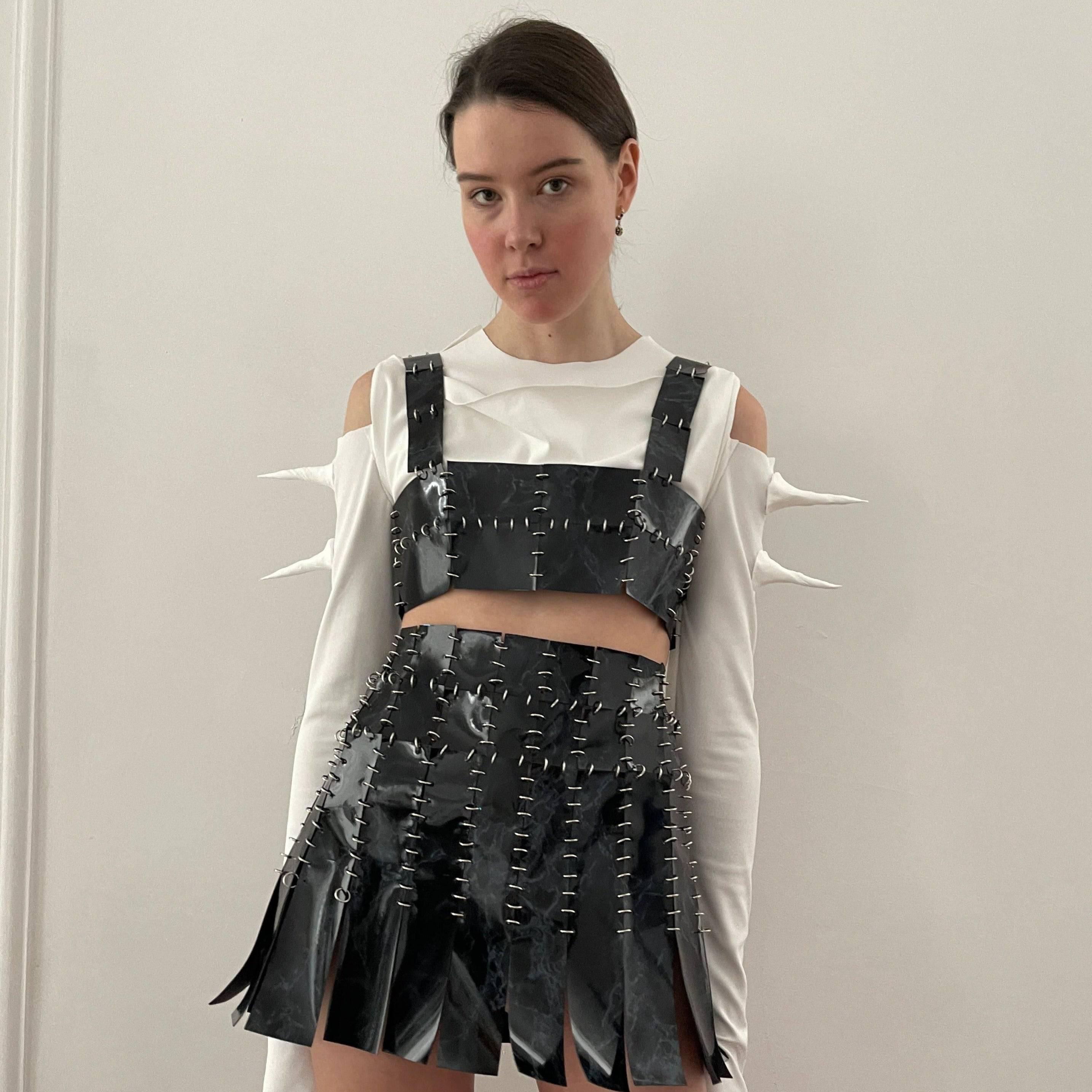 Marble Skirt in White