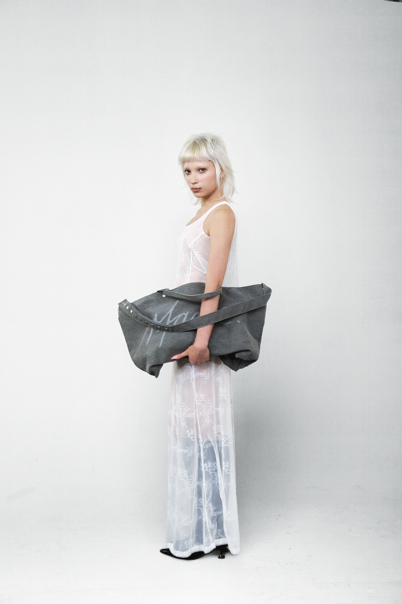 Silver Stud Field Bag