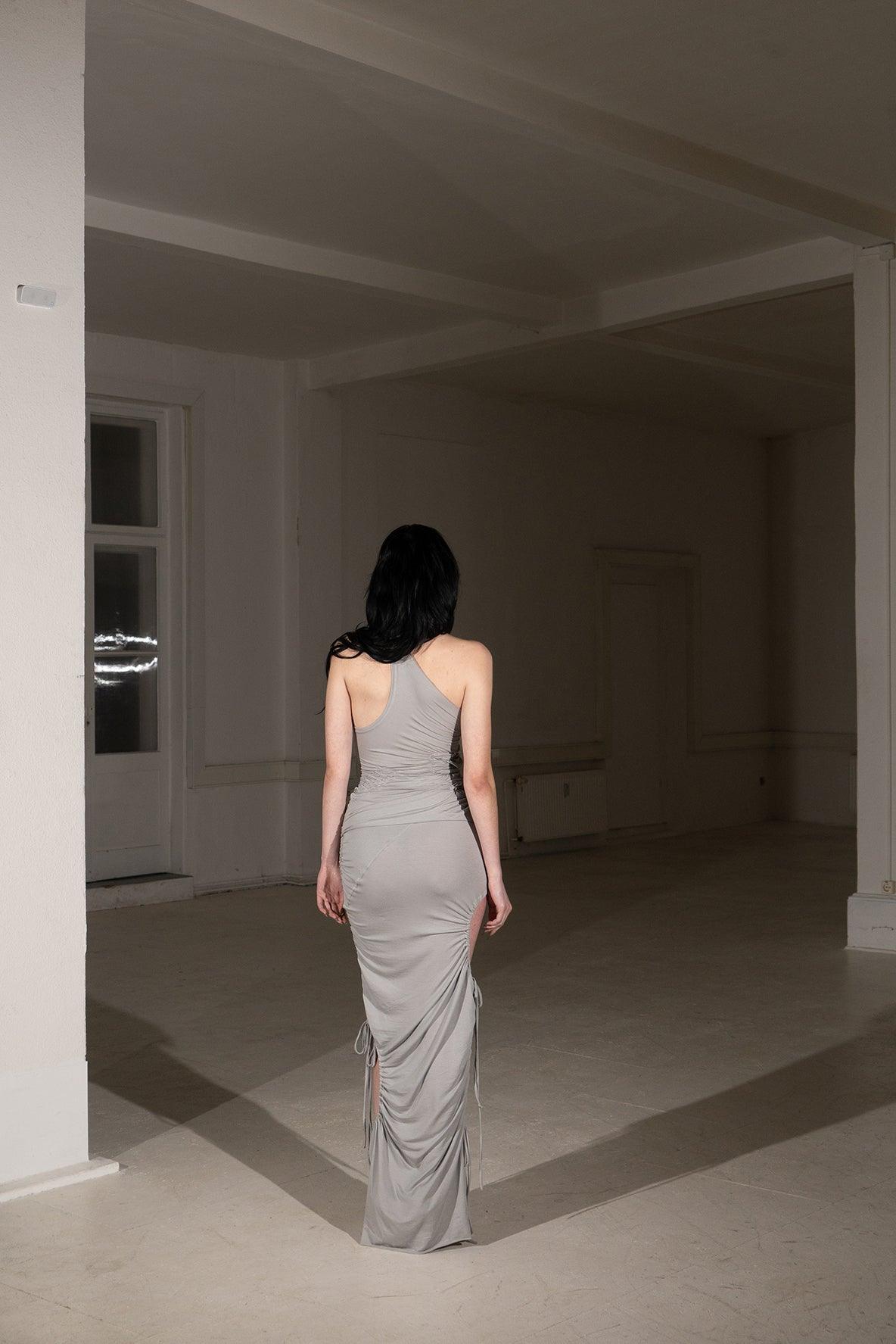 맥시 카오스 스커트