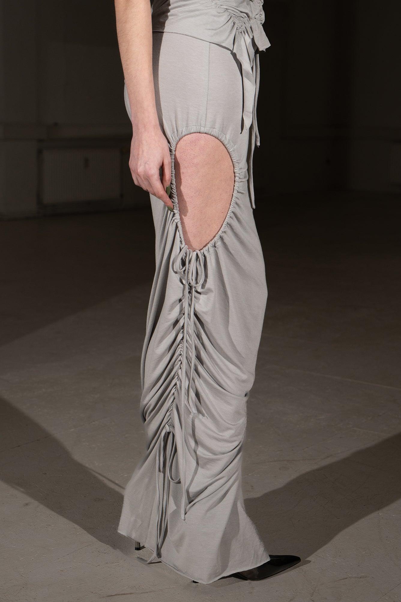 맥시 카오스 스커트