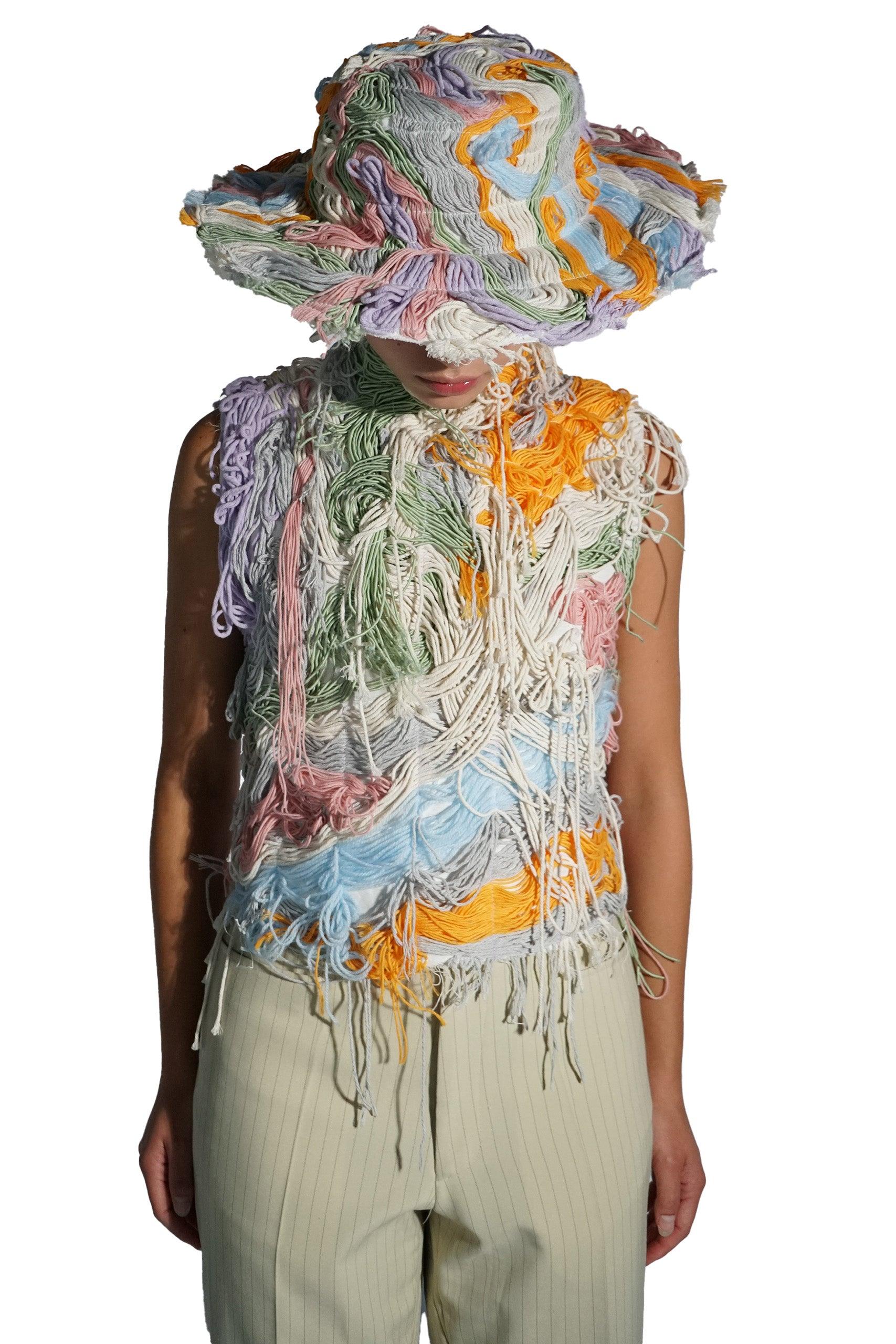 Unordentliches Garnoberteil