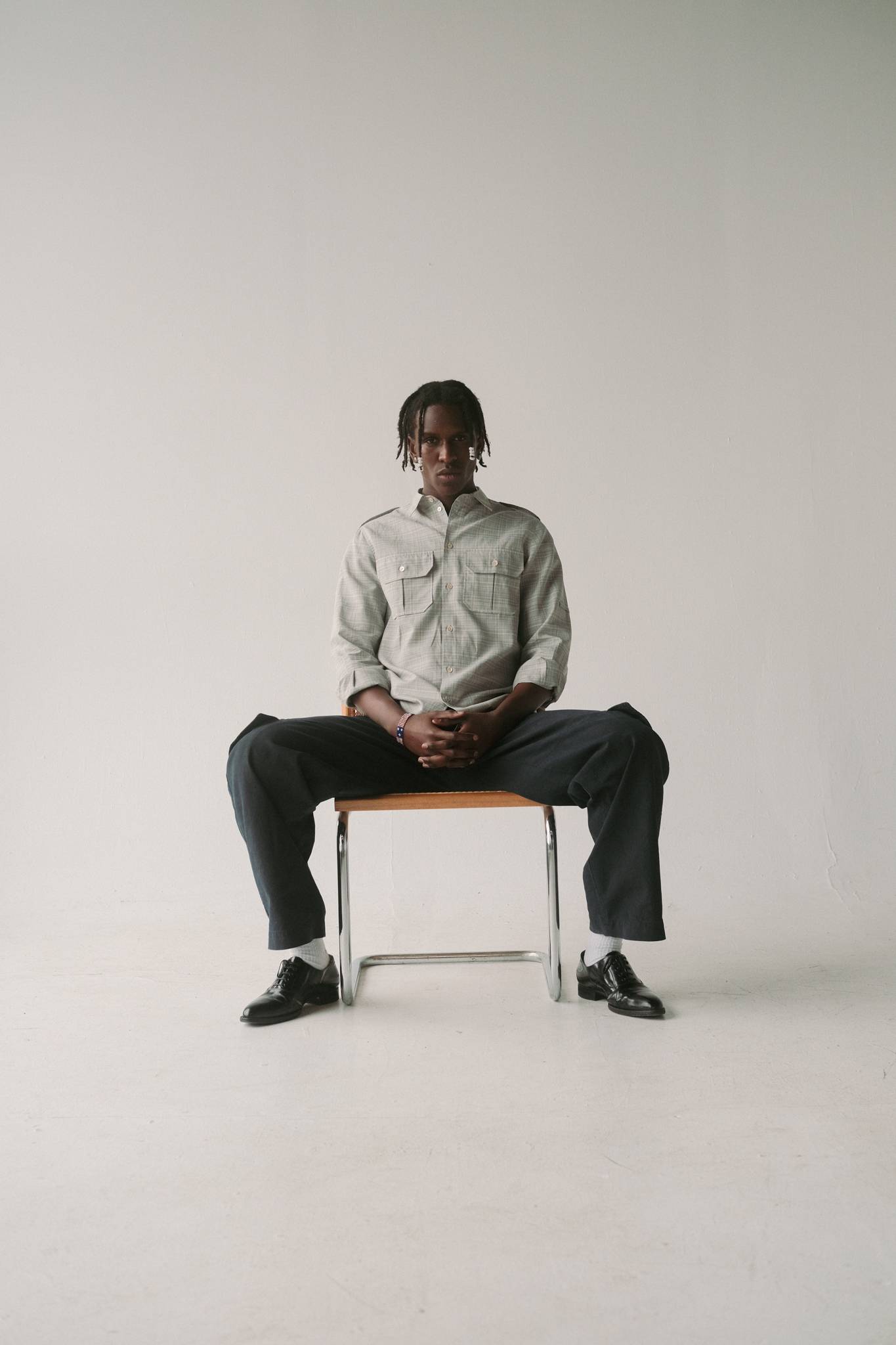 Mingus Work Shirt in Gainsboro Grey