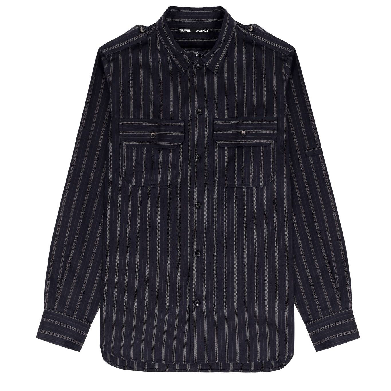 Mingus Work Shirt in Shadow Pinstripe