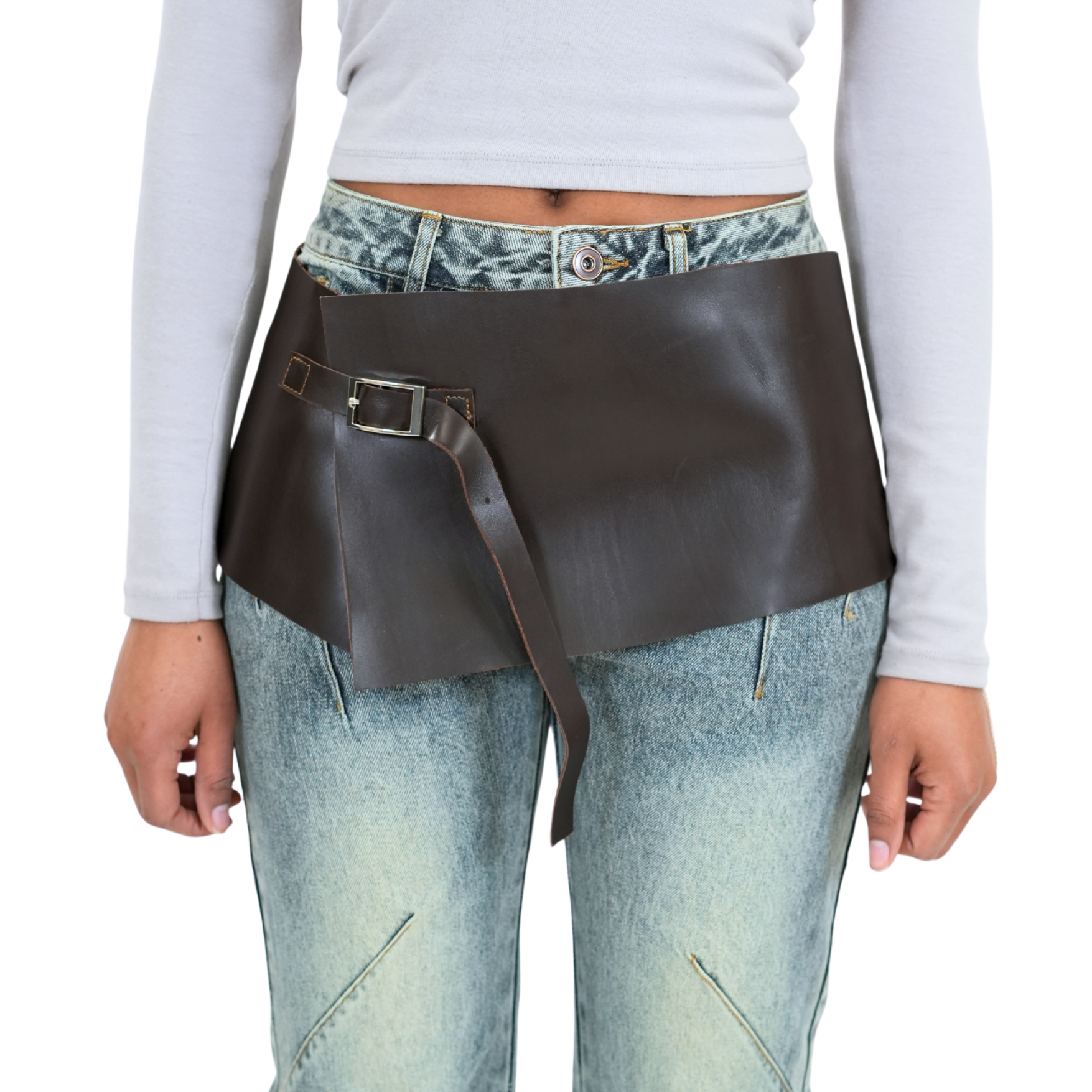 La Besogneuse Belt in Brown