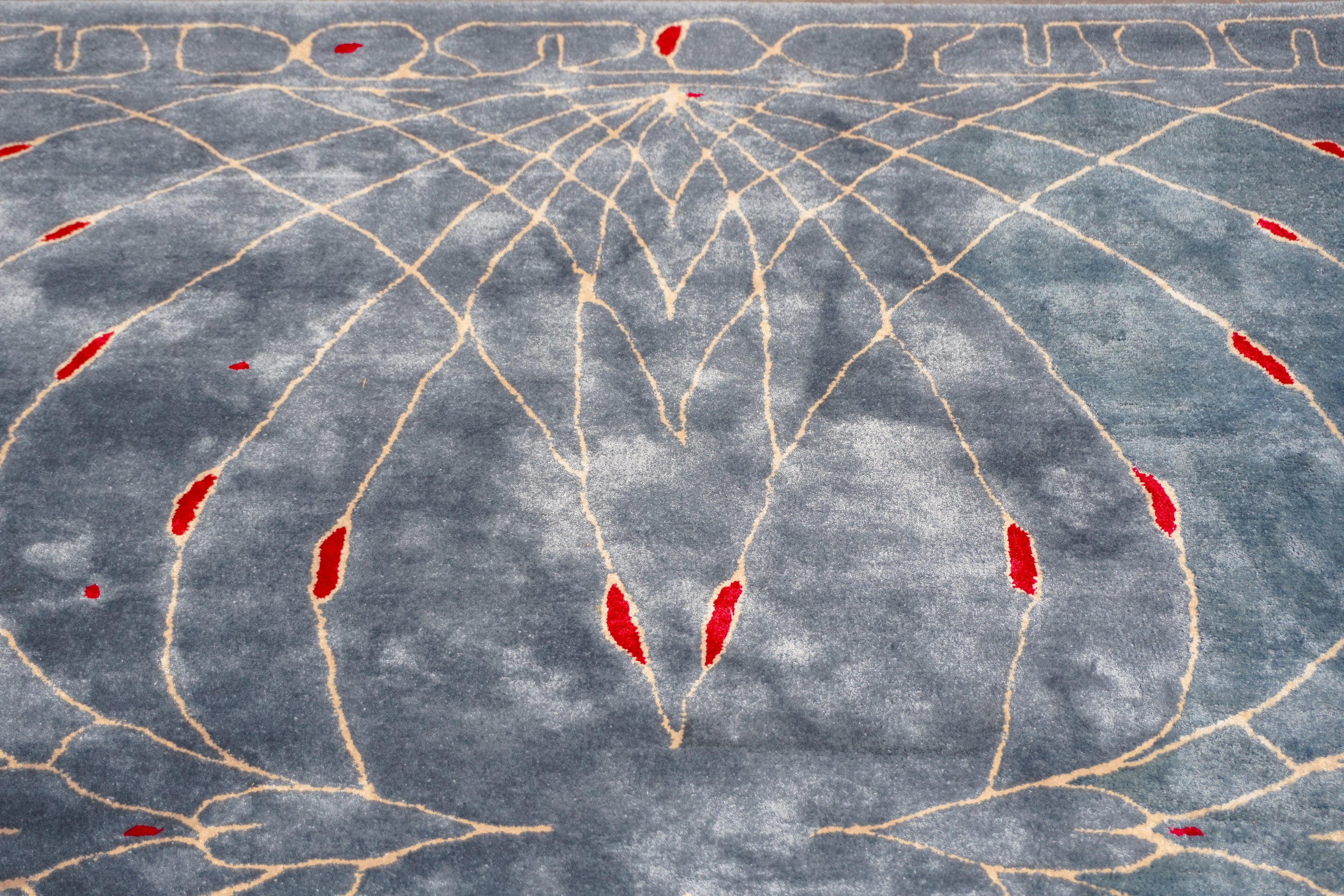 Moth rug in Bamboo Silk