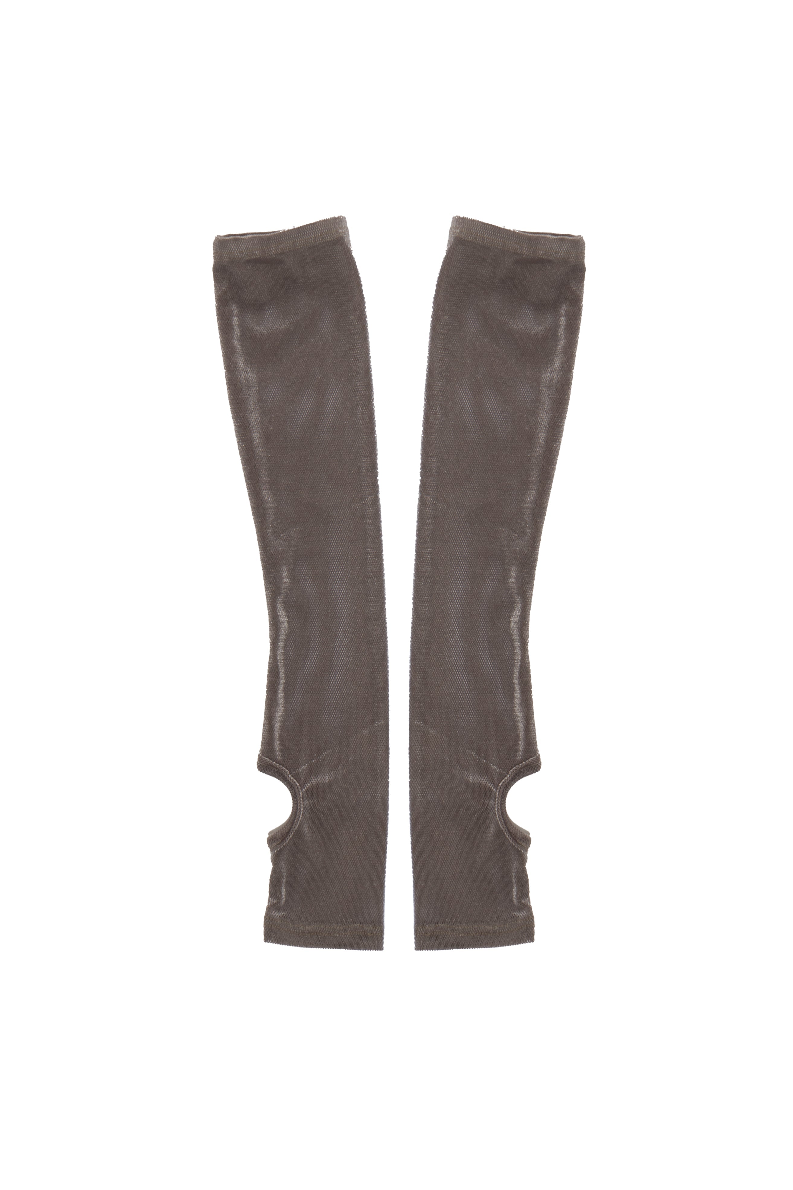 Mesh Velour Stirrup Socks Orchid