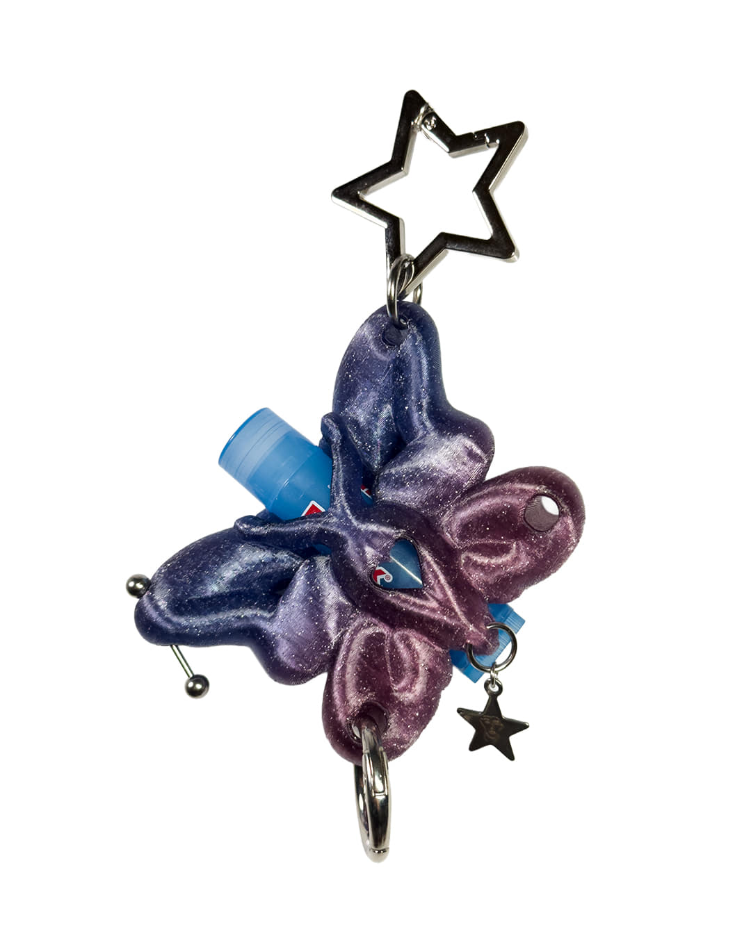 Nabi Duo Keychain in Purple