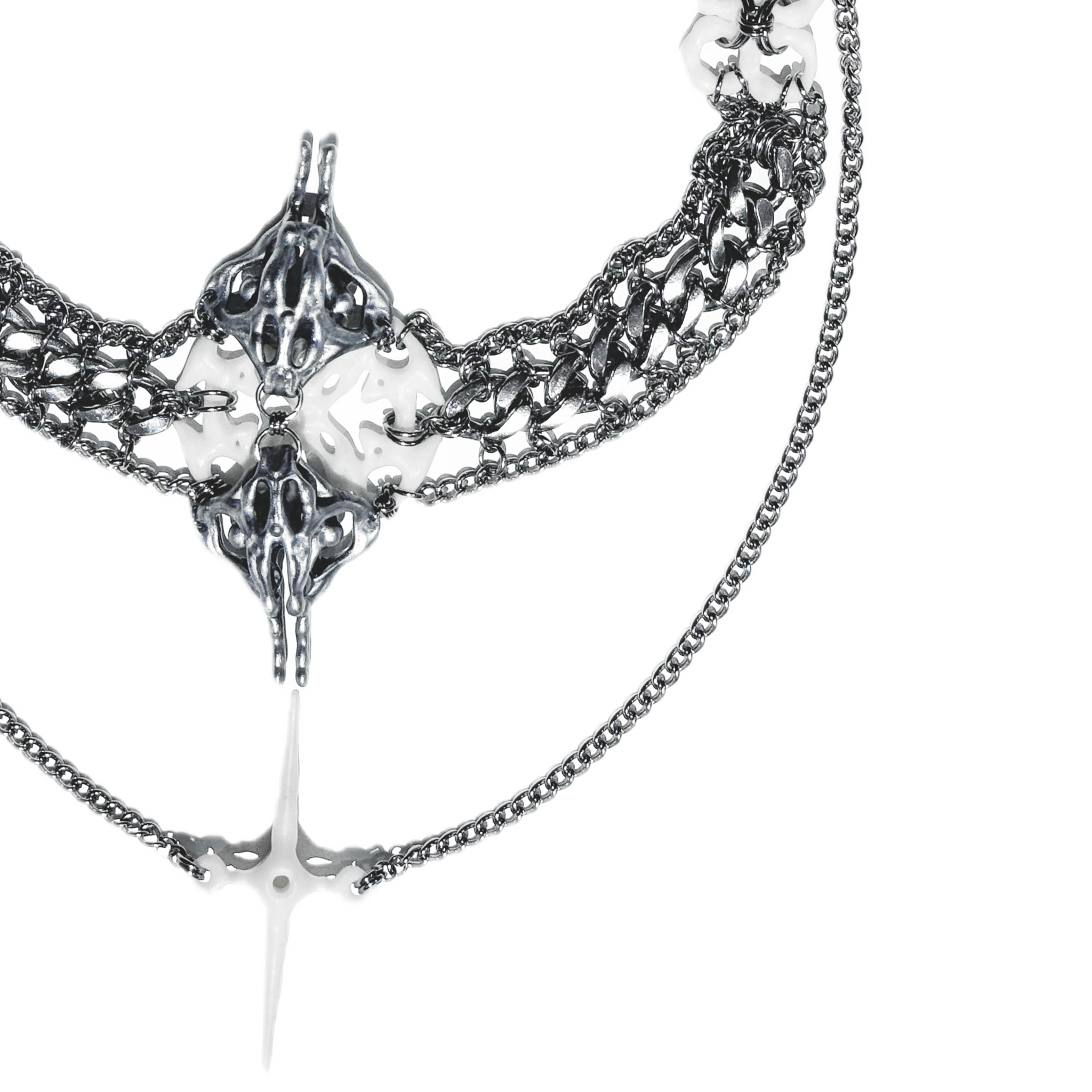 White Pelvis Necklace