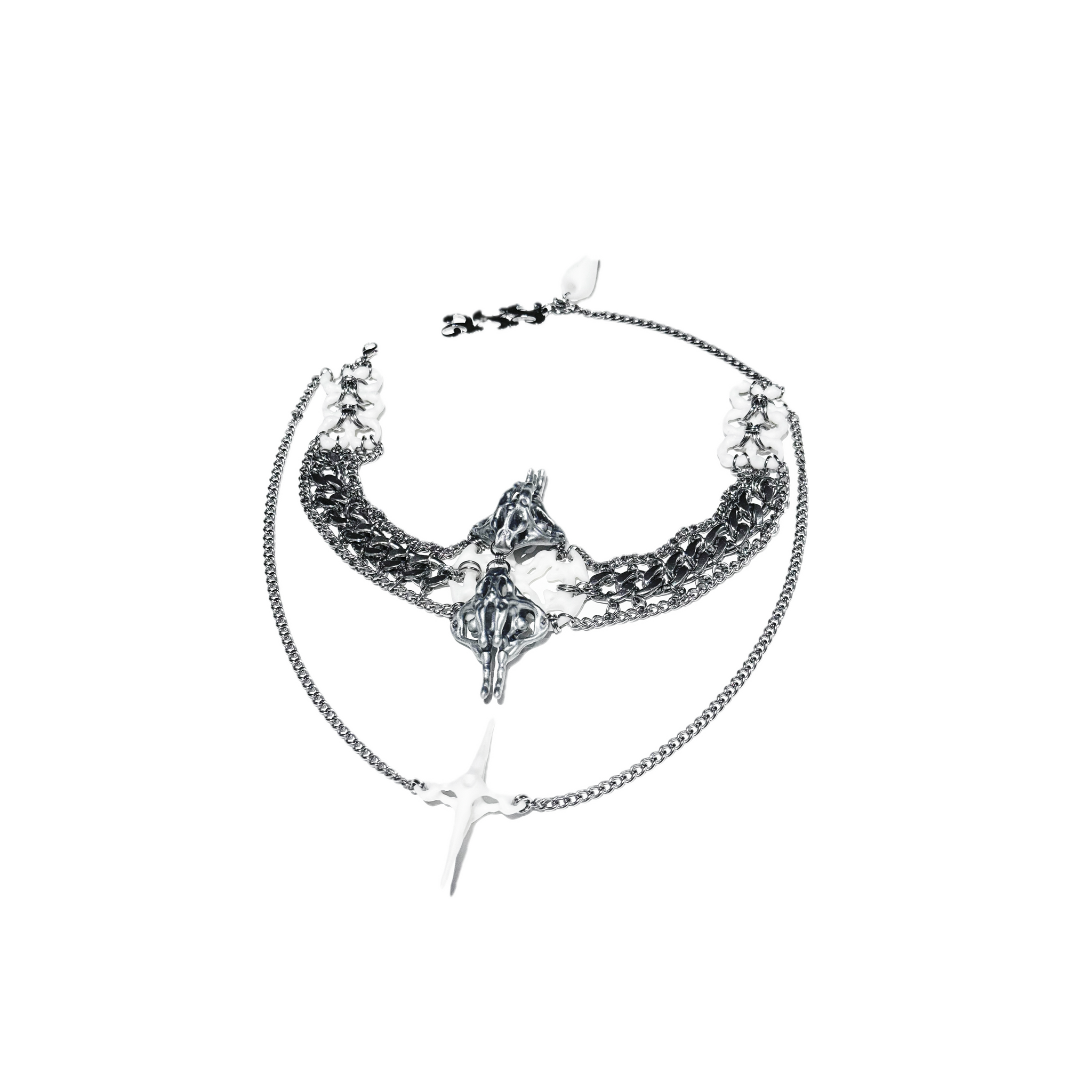 White Pelvis Necklace