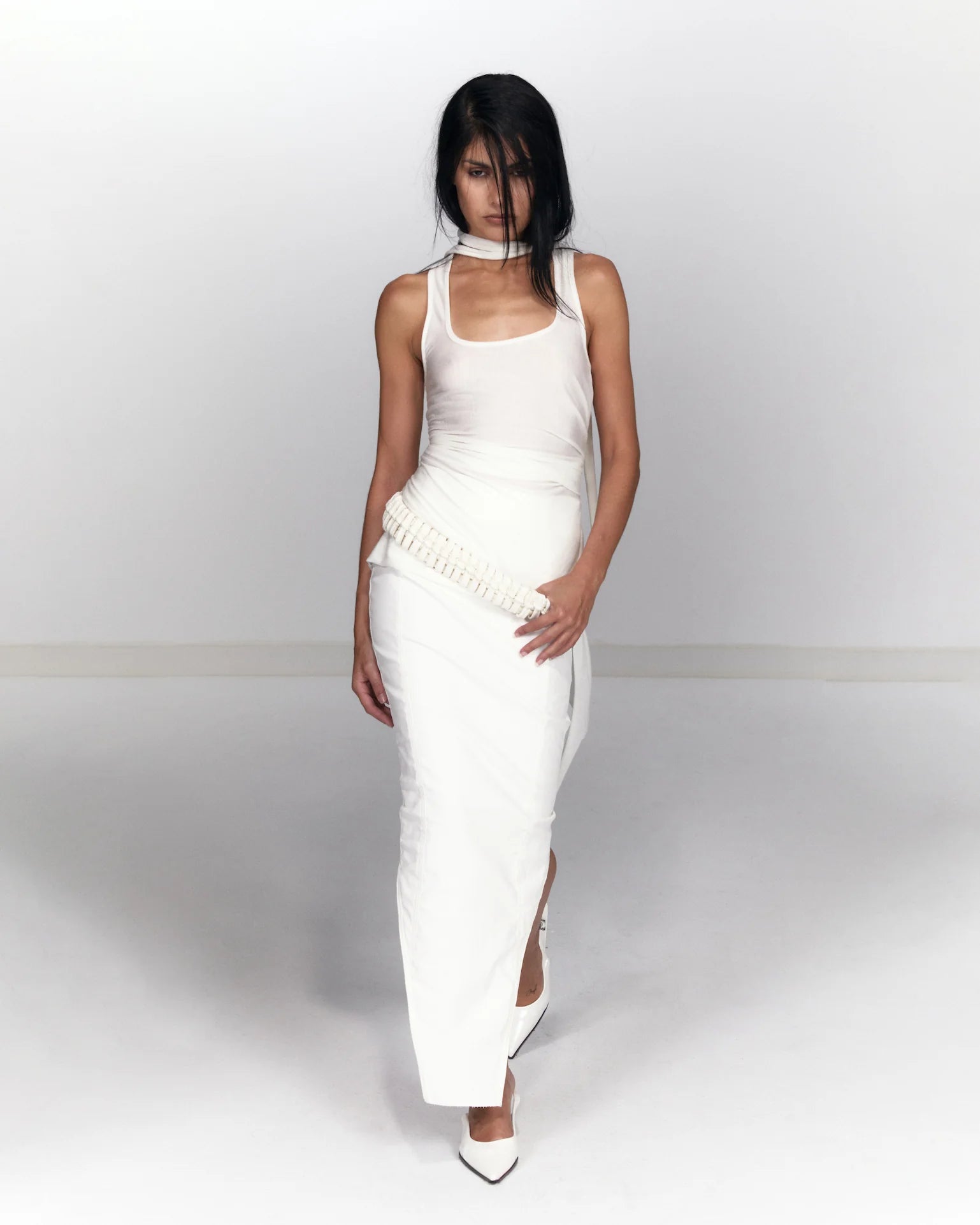 Voyeaur Tank Top Ivory