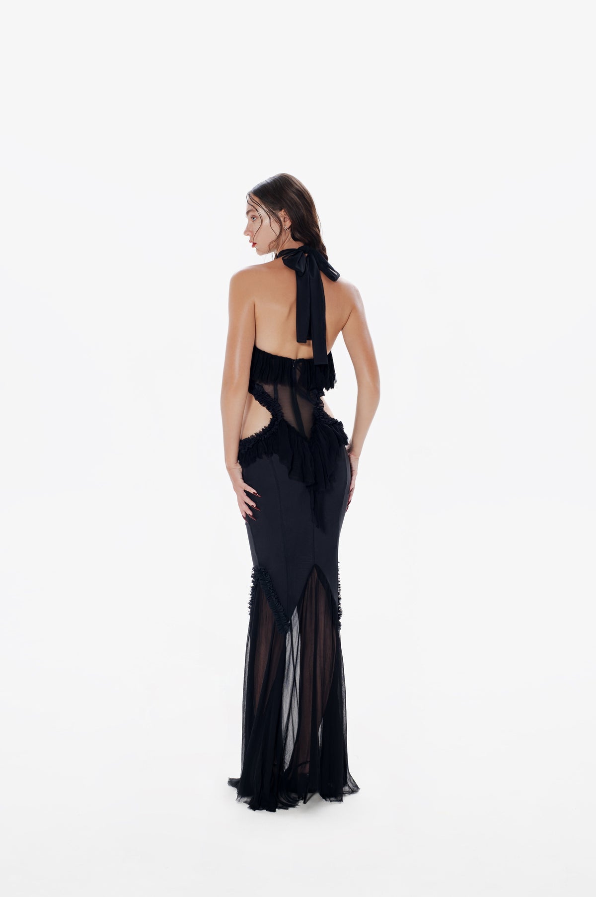 Ophelia Maxi Dress in Black