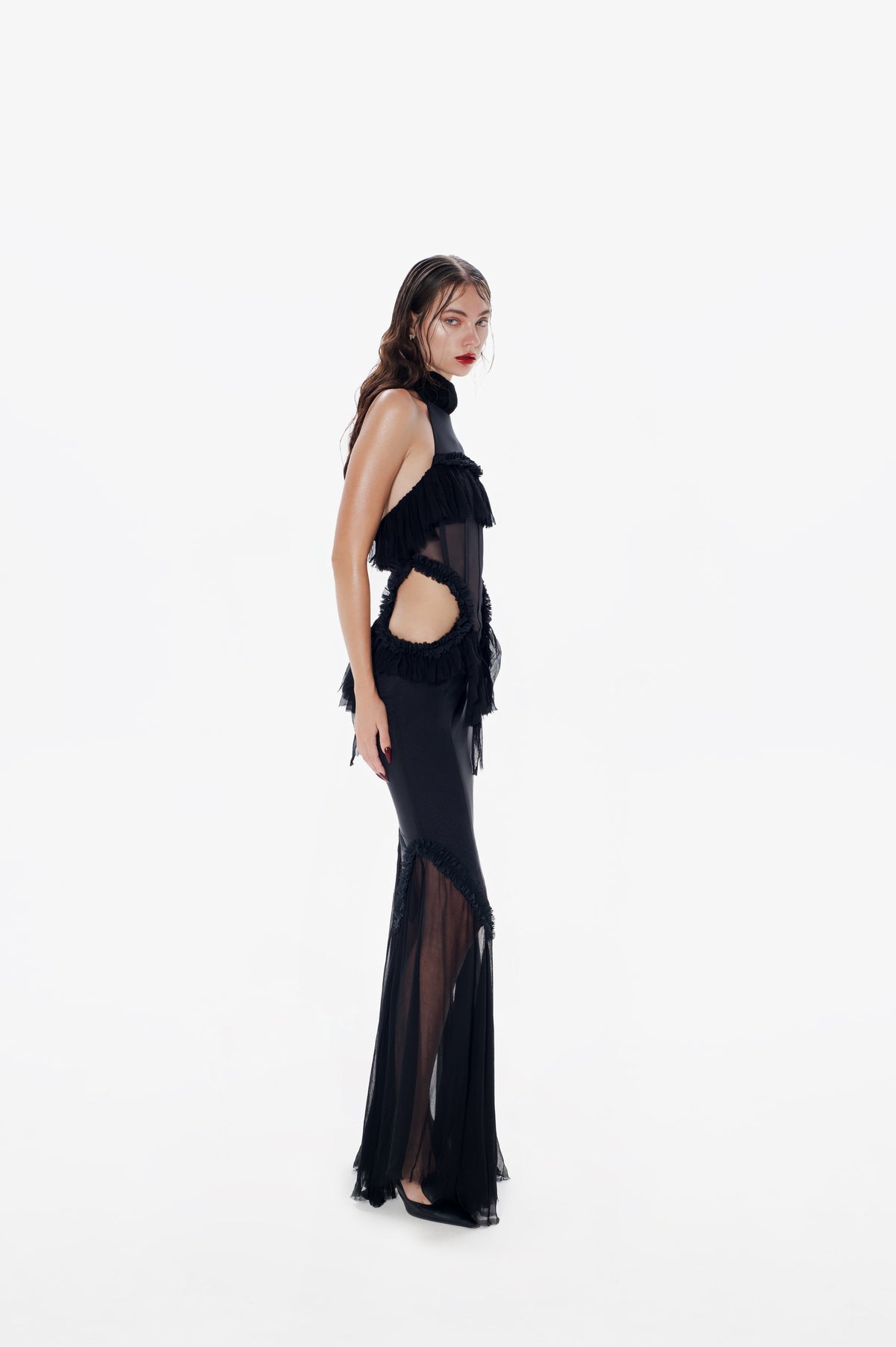 Ophelia Maxi Dress in Black