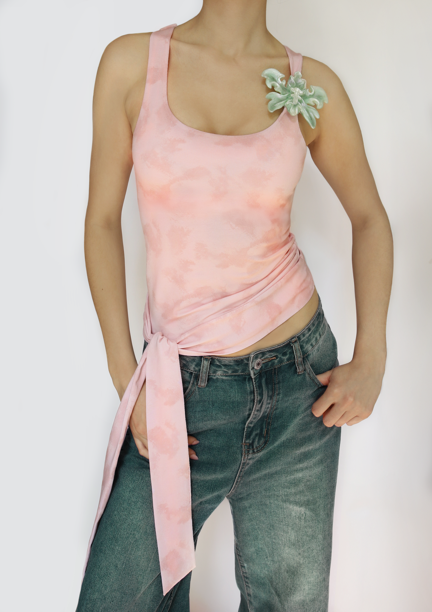 Orchid Mint Blossom Top