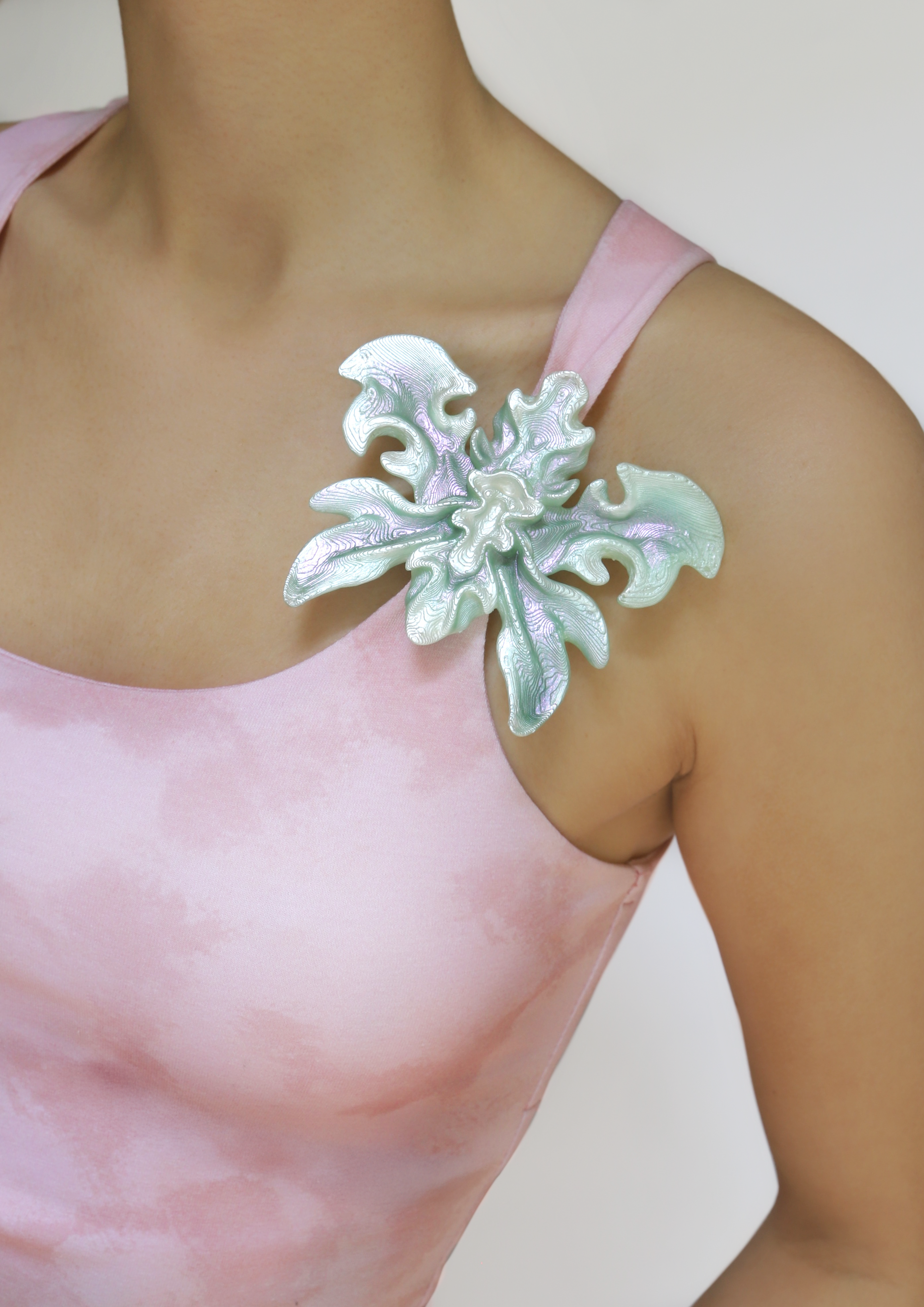 Orchid Mint Blossom Top