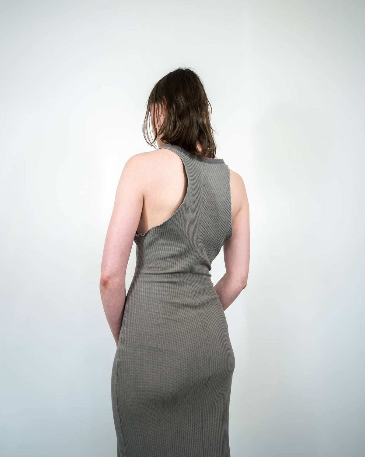 DEB Tank Dress in Aged Grey