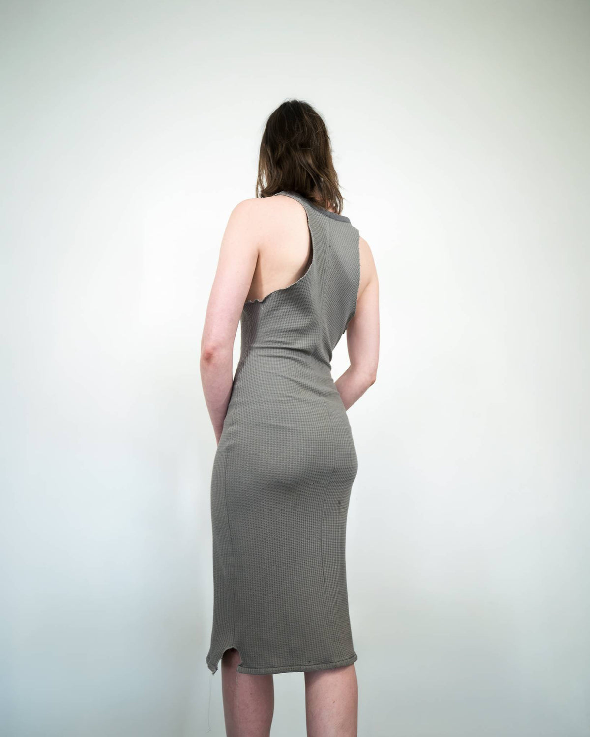 DEB Tank Dress in Aged Grey