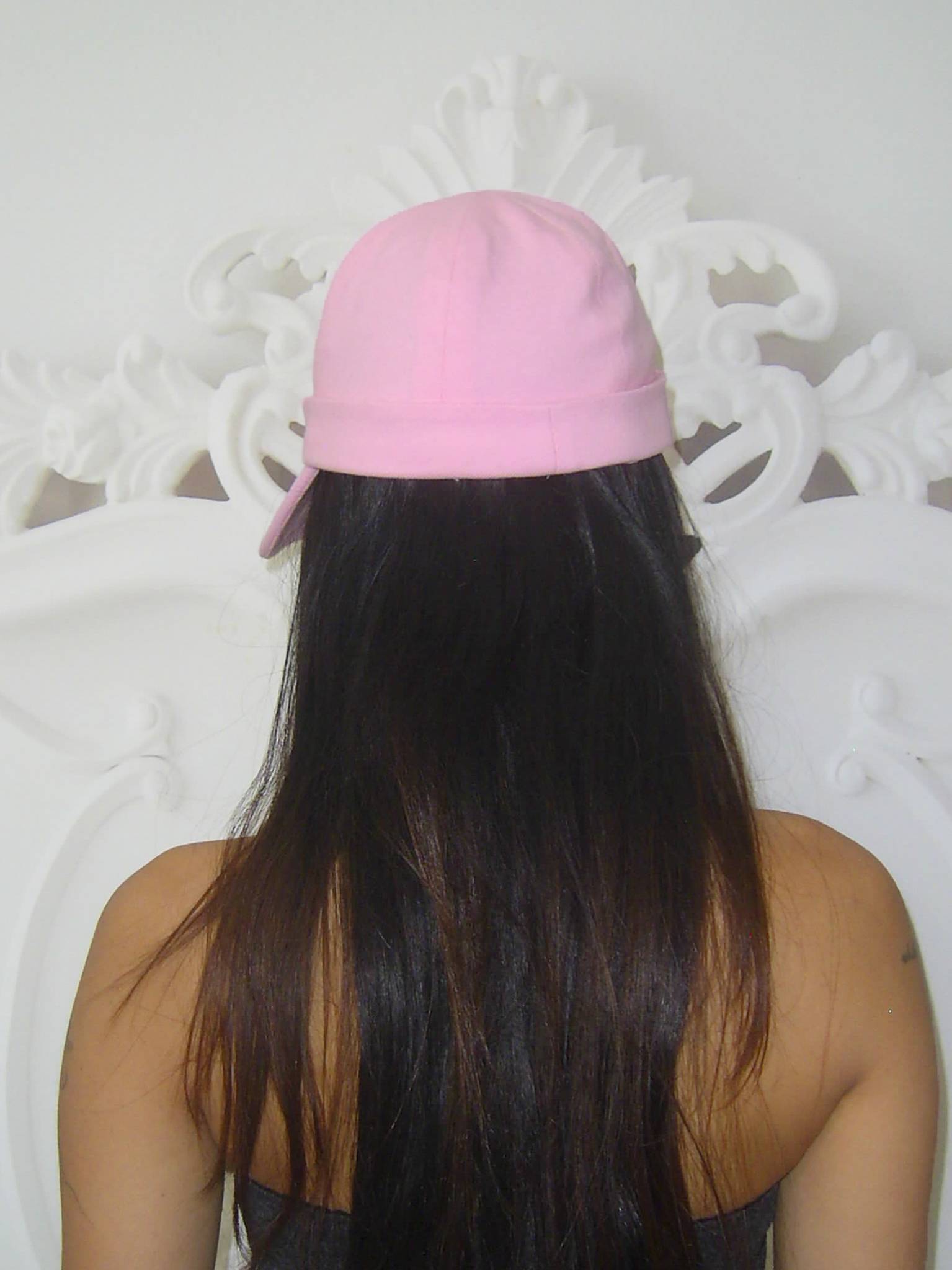 Pink Tilted Brim Hat