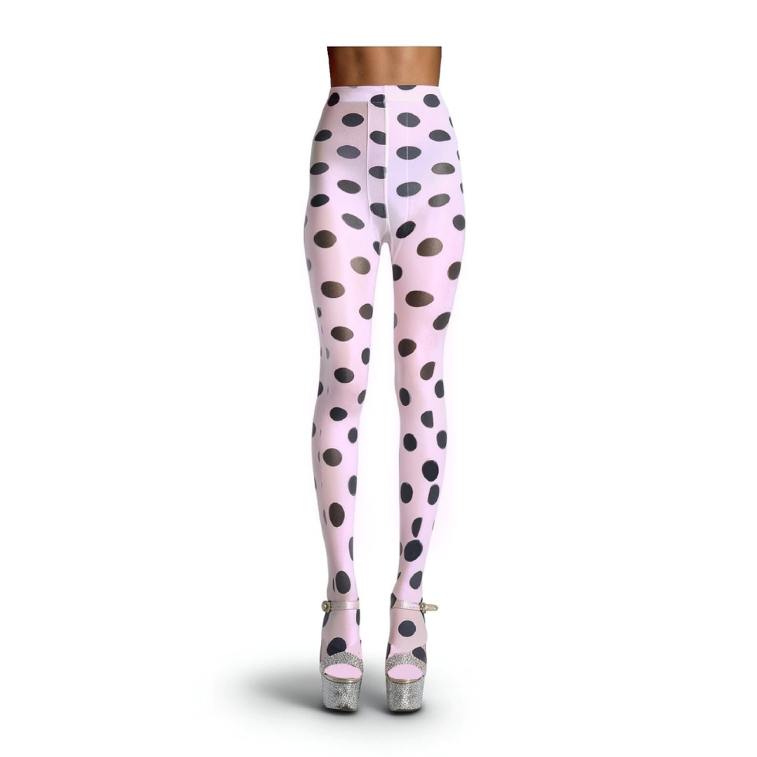 Polka Rosa Tights