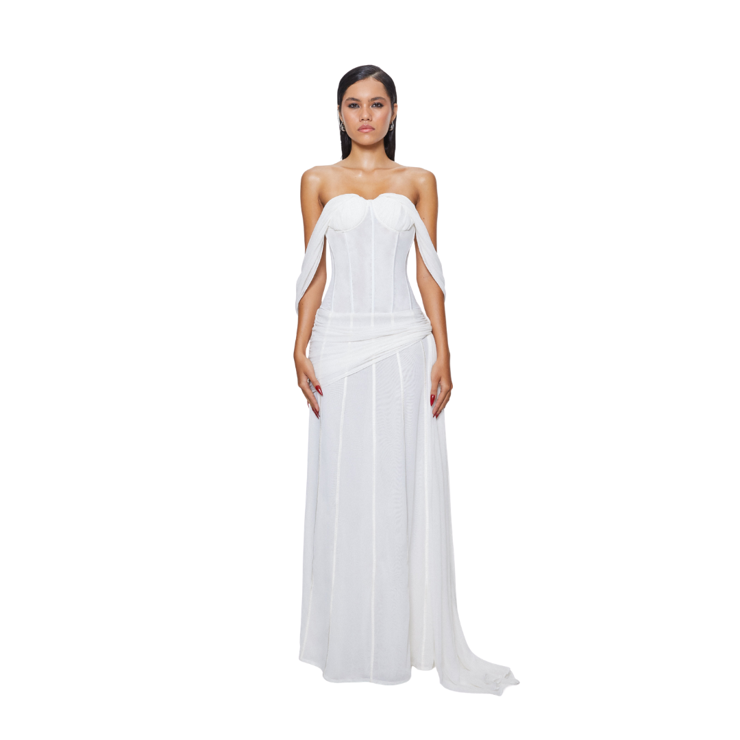 Nemesis Maxi Dress Ivory