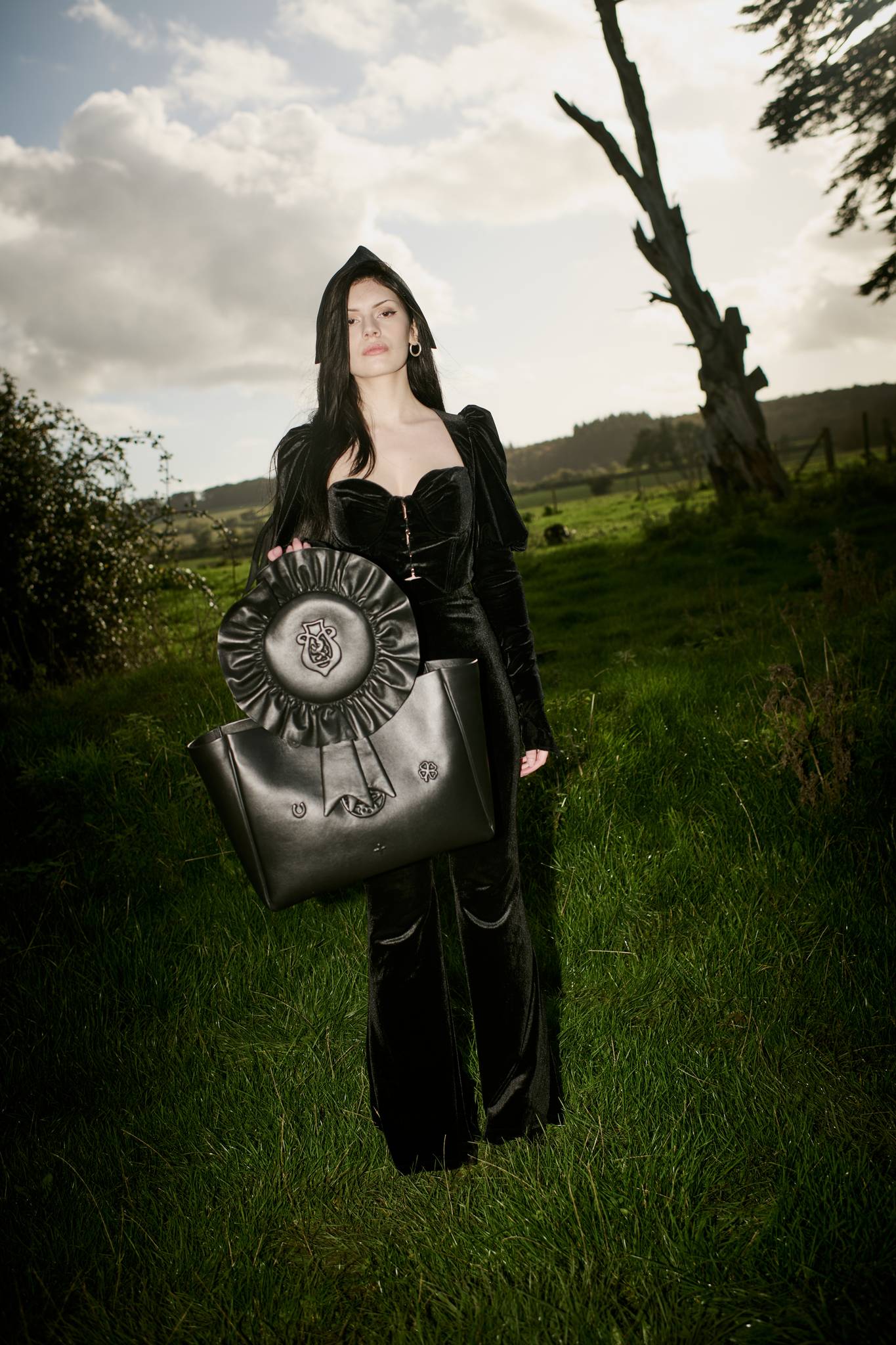 "Ride Your Luck" Rosette Bag in Lion