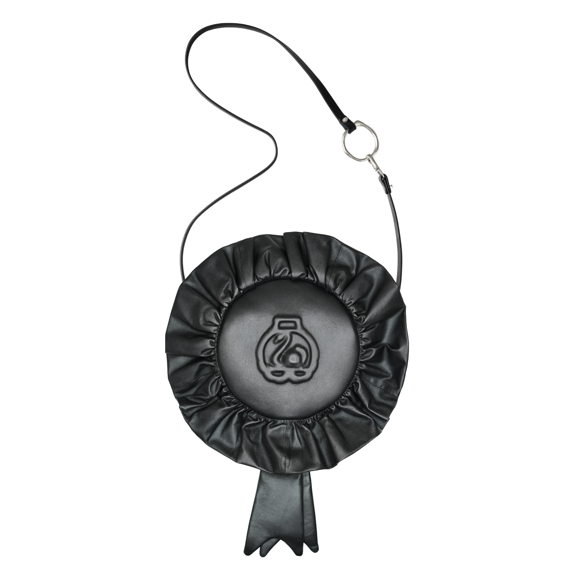 "Ride Your Luck" Rosette Bag in Swan