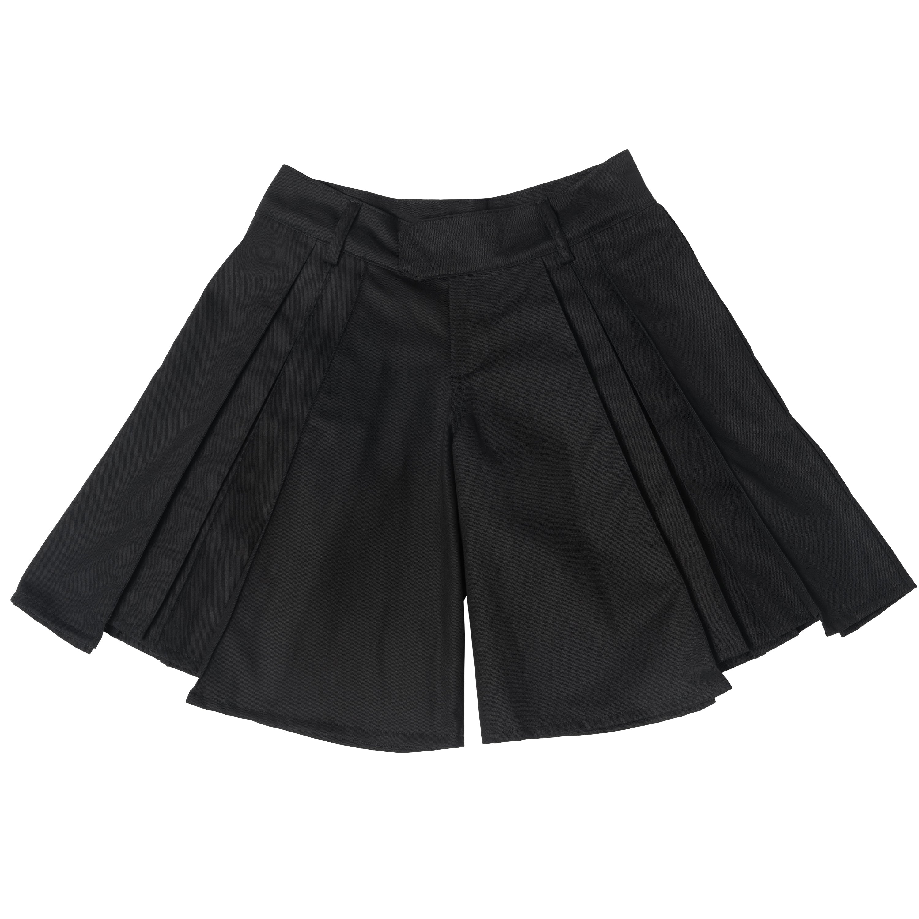 Pleated Trouser Short Black