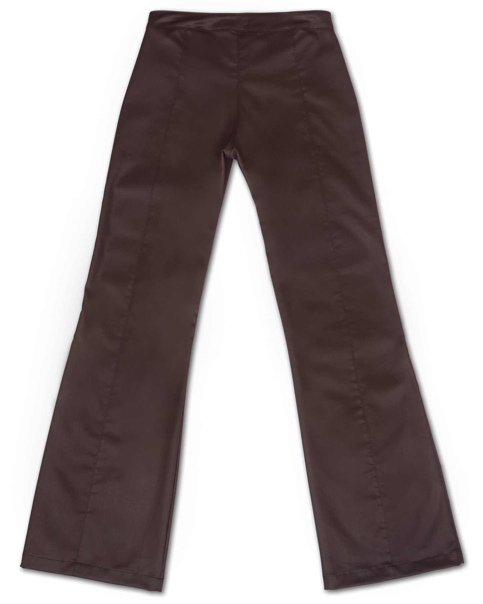 Waxy Bootcut Pant Burgundy