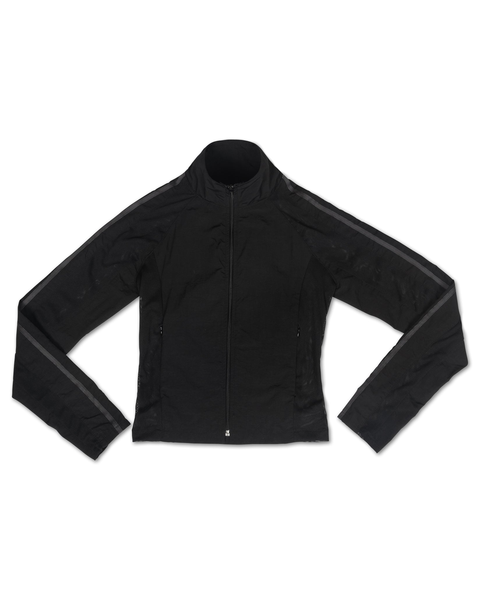 Nylon Mesh Jacket Black