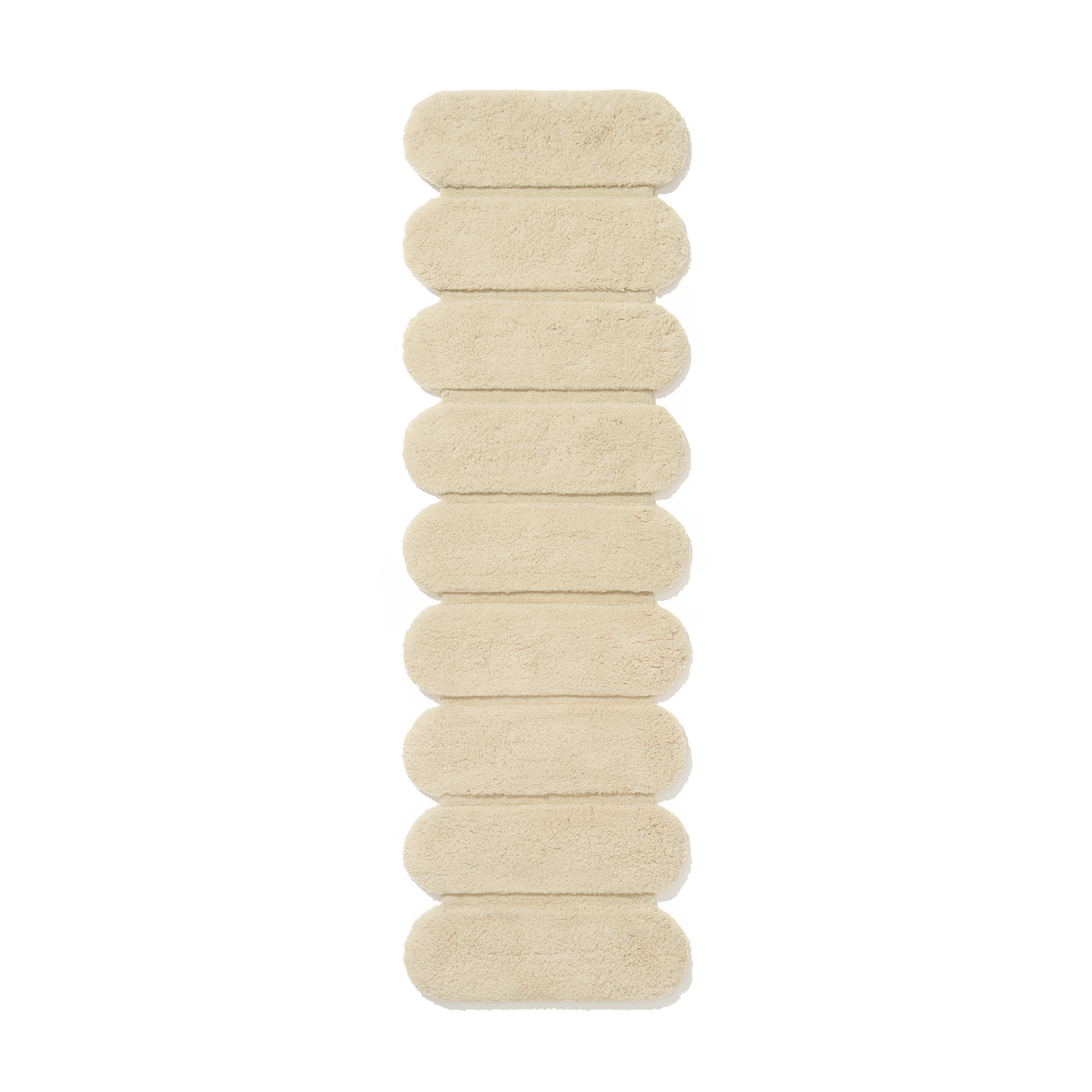 Ribbed Runner in Ecru