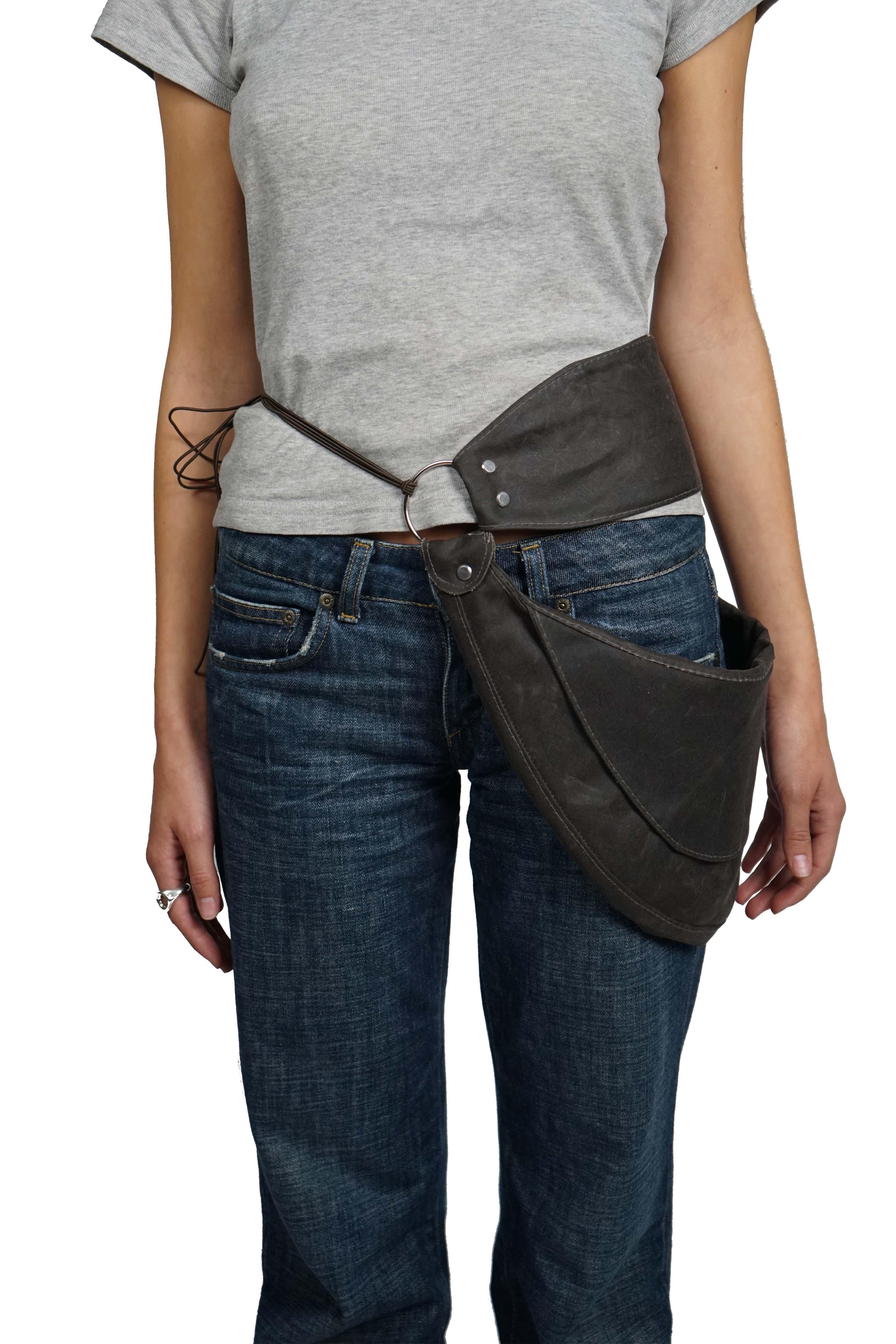 Saddle Bag in Dark Brown