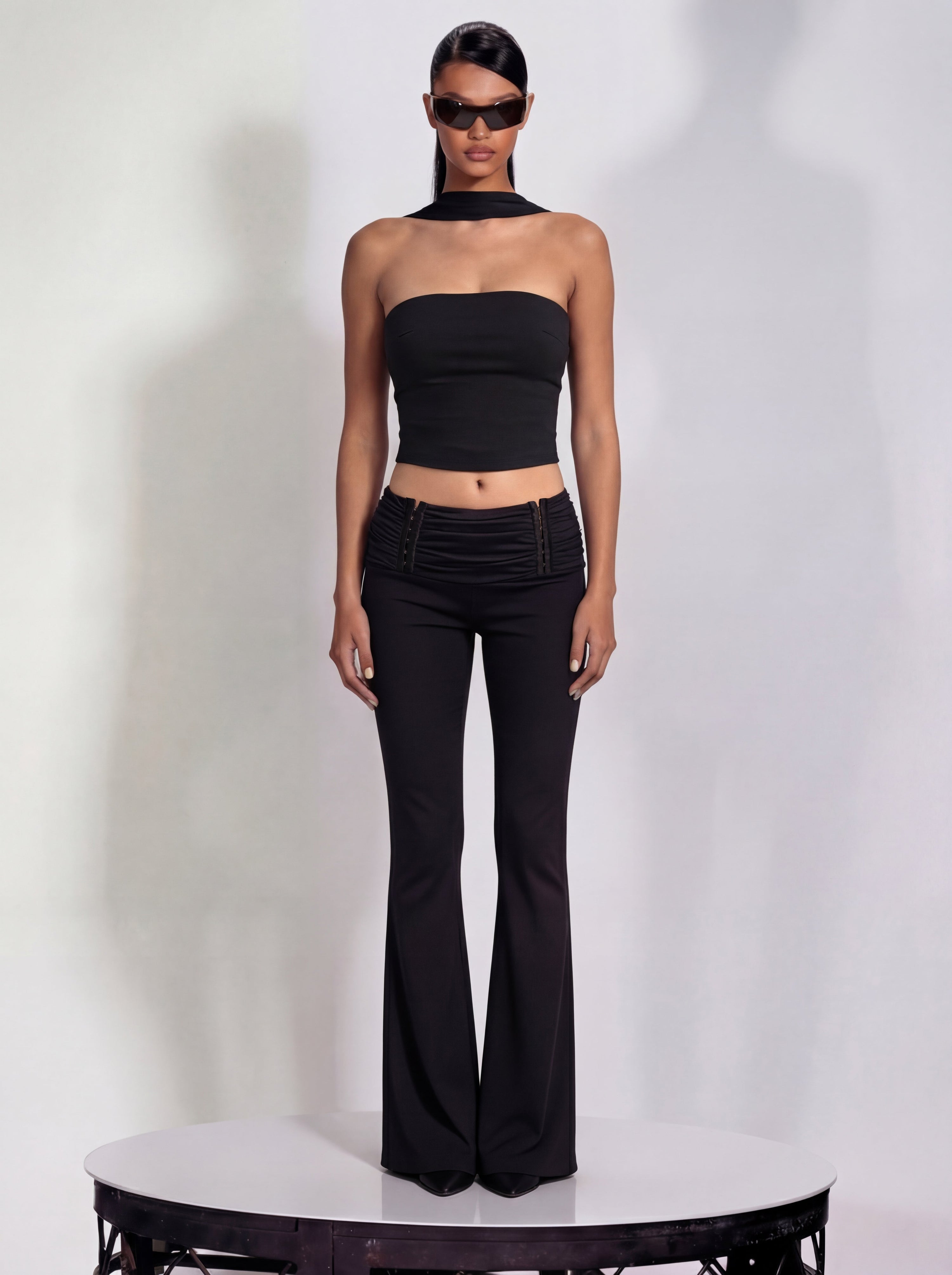 Say Less Top in Black
