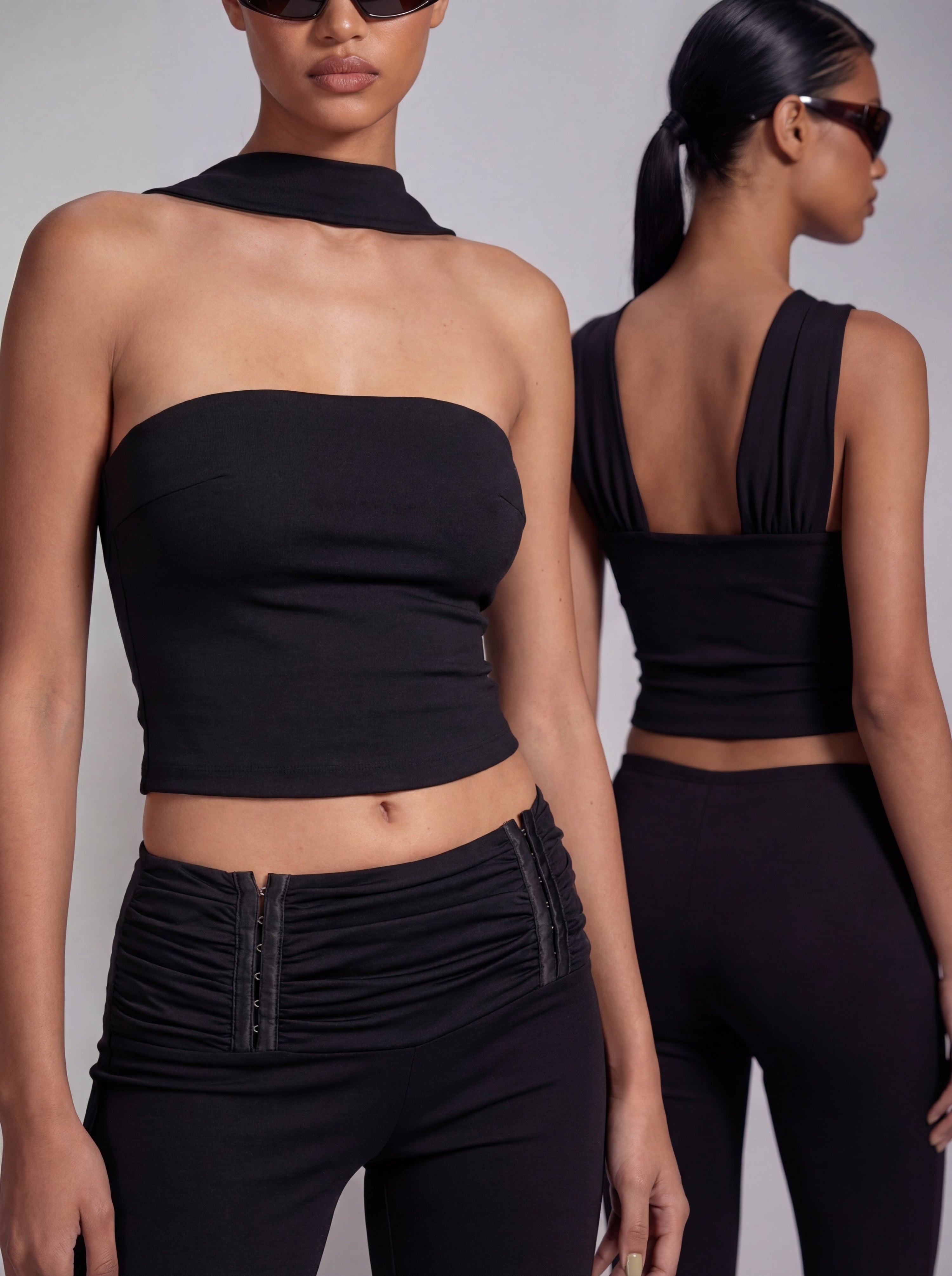 Say Less Top in Black