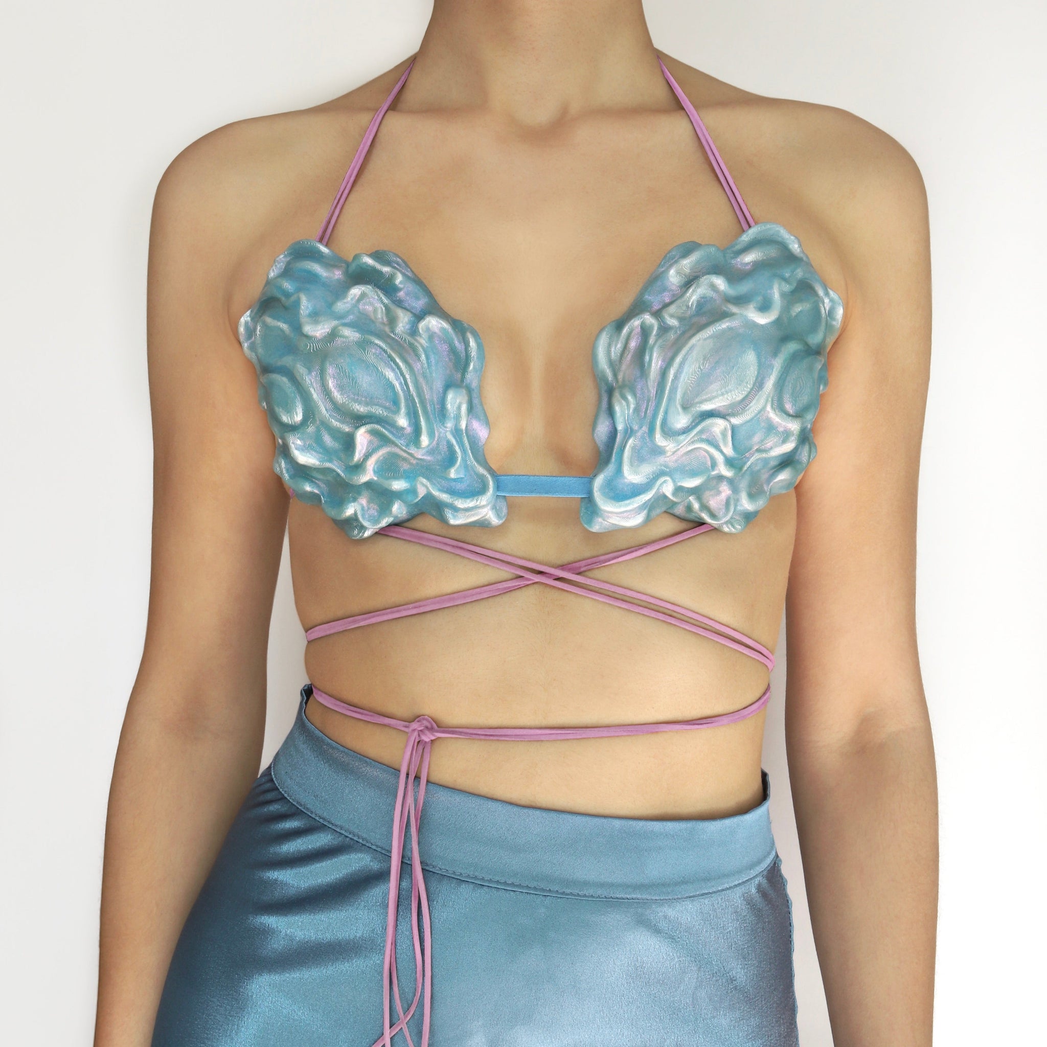 Blue Shell Bra