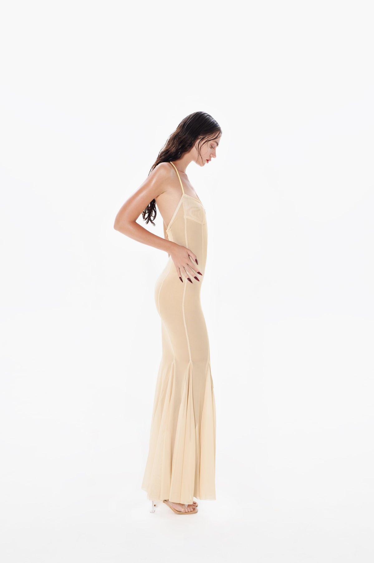 Siren Maxi Dress in Butter
