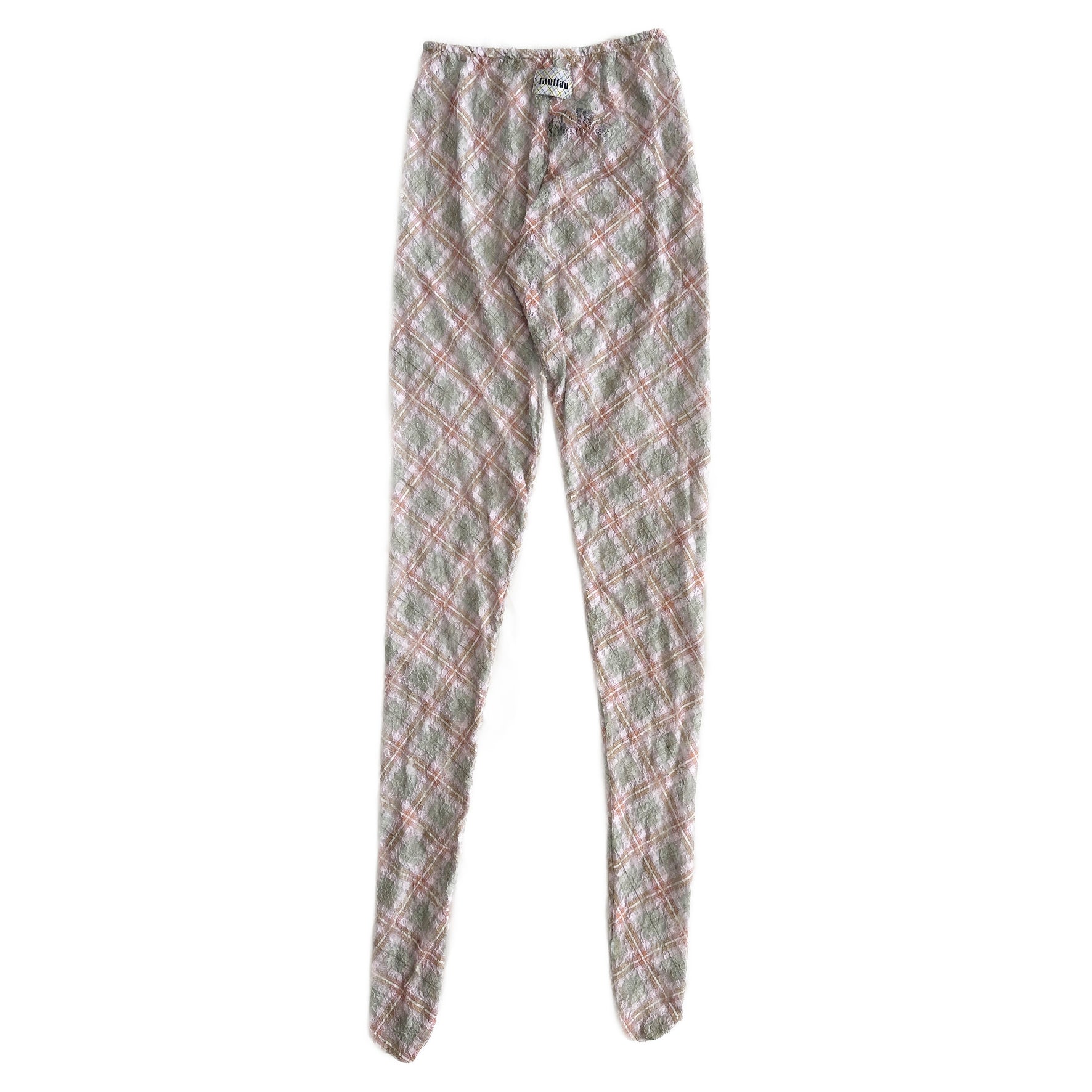 플레드 레이스 스타킹