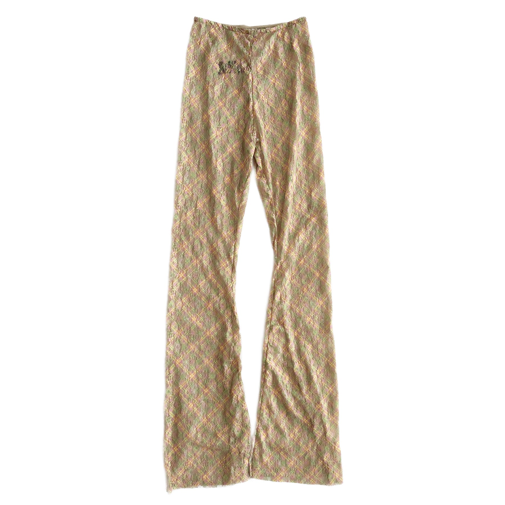 Lace Bell Bottoms Lunar Tartan