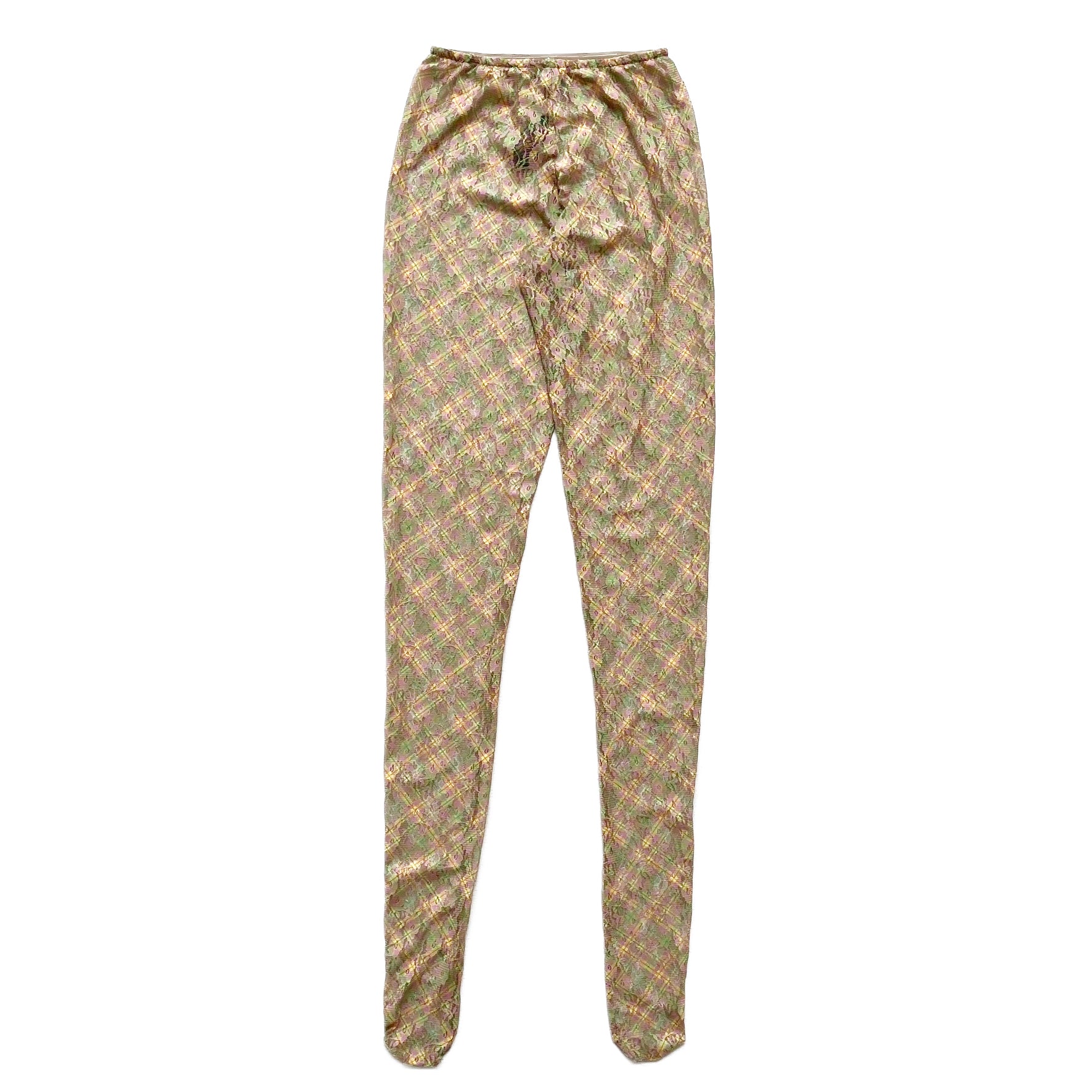 플레드 레이스 스타킹