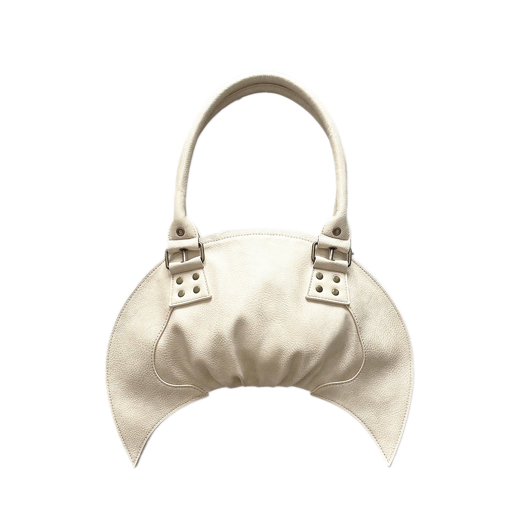 The Croissant Bag Ivory-beige