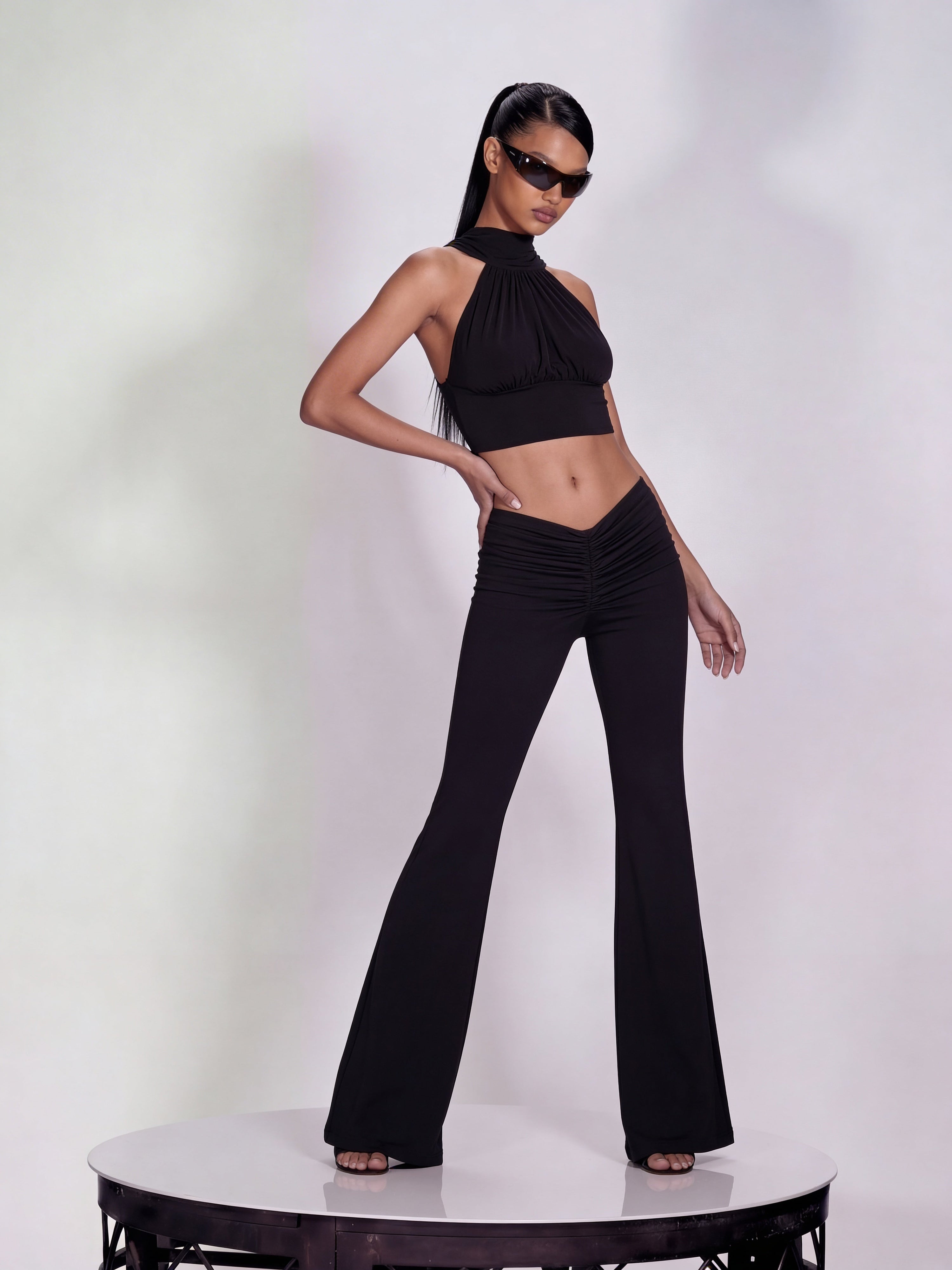 Stay Close Top in Black