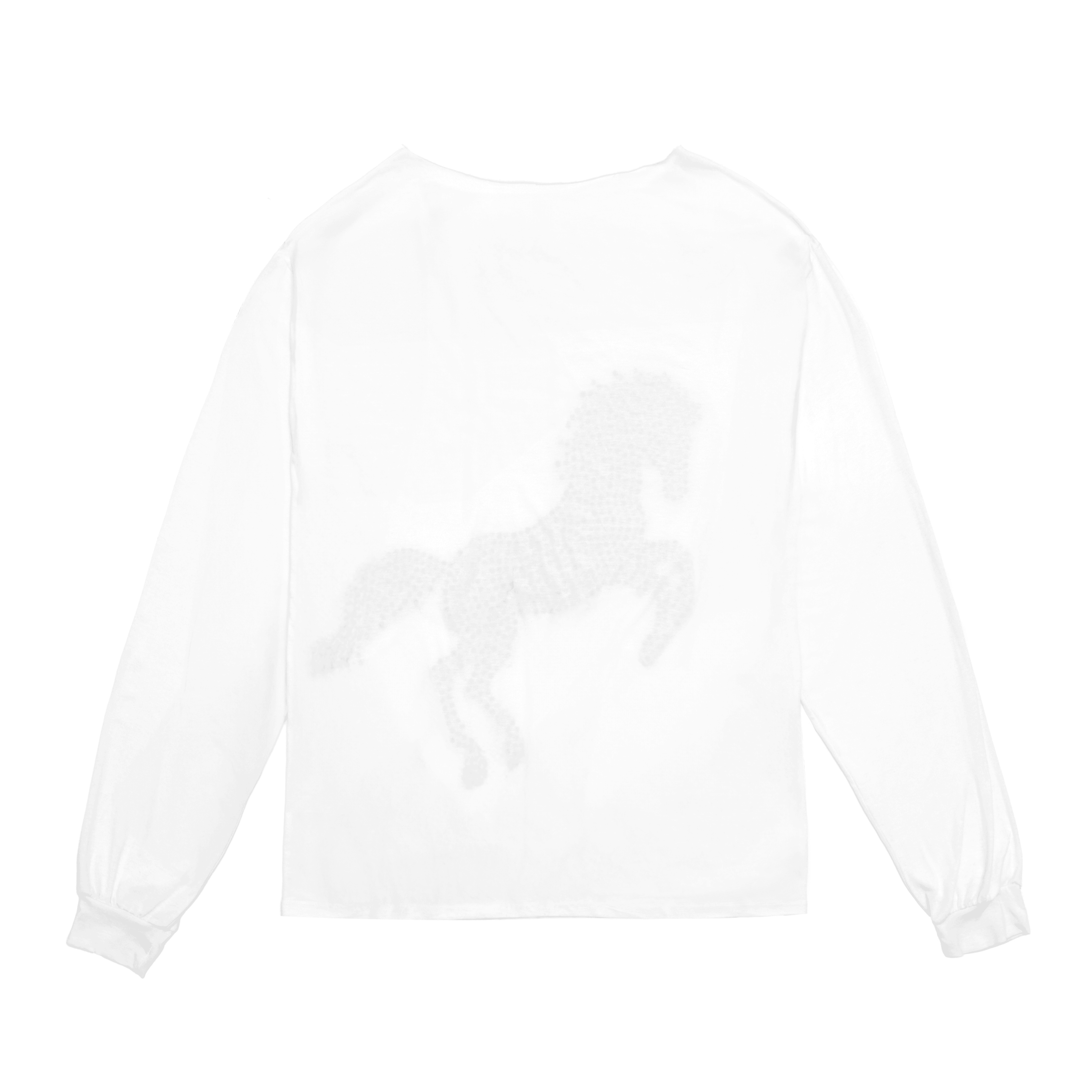 Studded Low-Cut T-Shirt