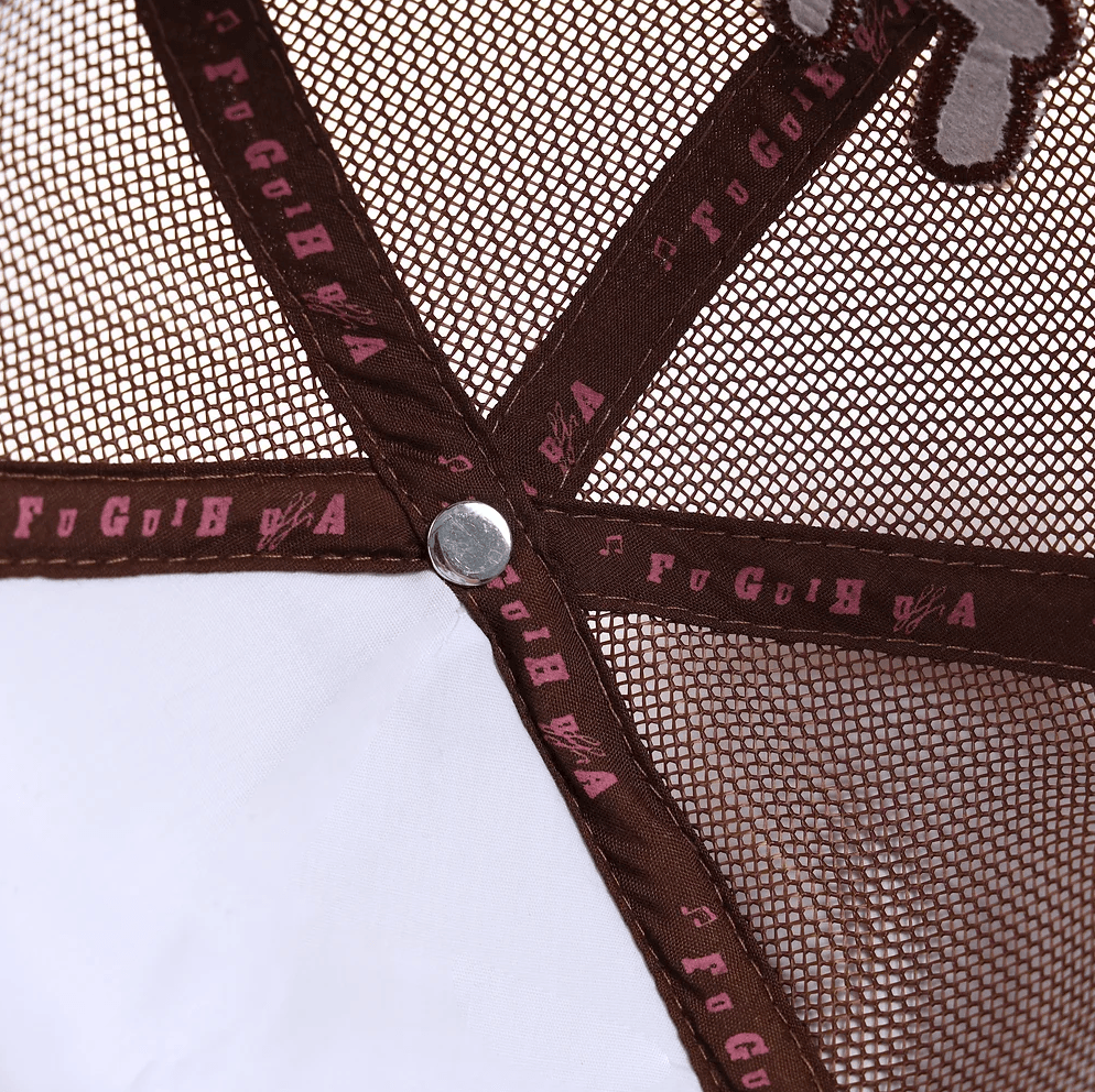 Hana Star Trucker-Mütze in Braun