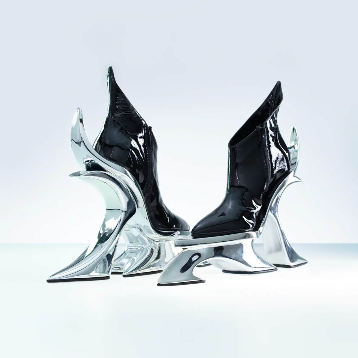 Chrome Patent Boot