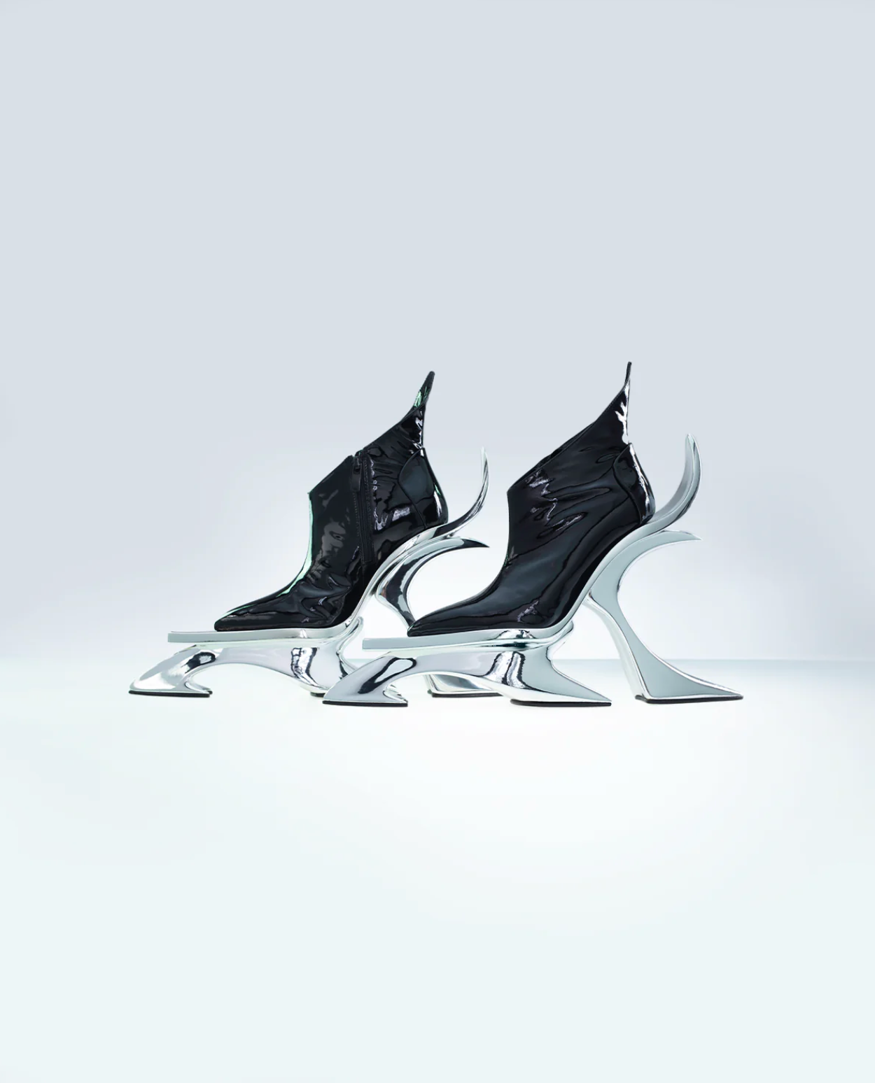 Chrome Patent Boot