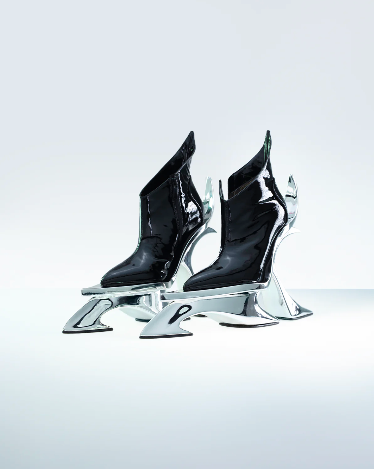 Chrome Patent Boot