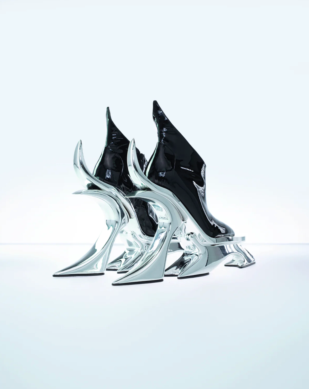 Chrome Patent Boot