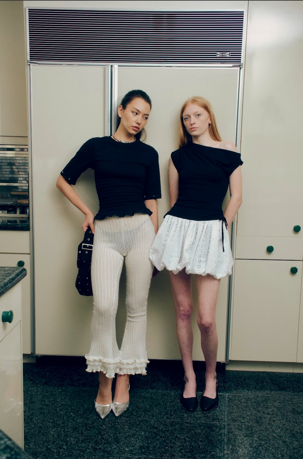 Forgive Knit Frill Pants