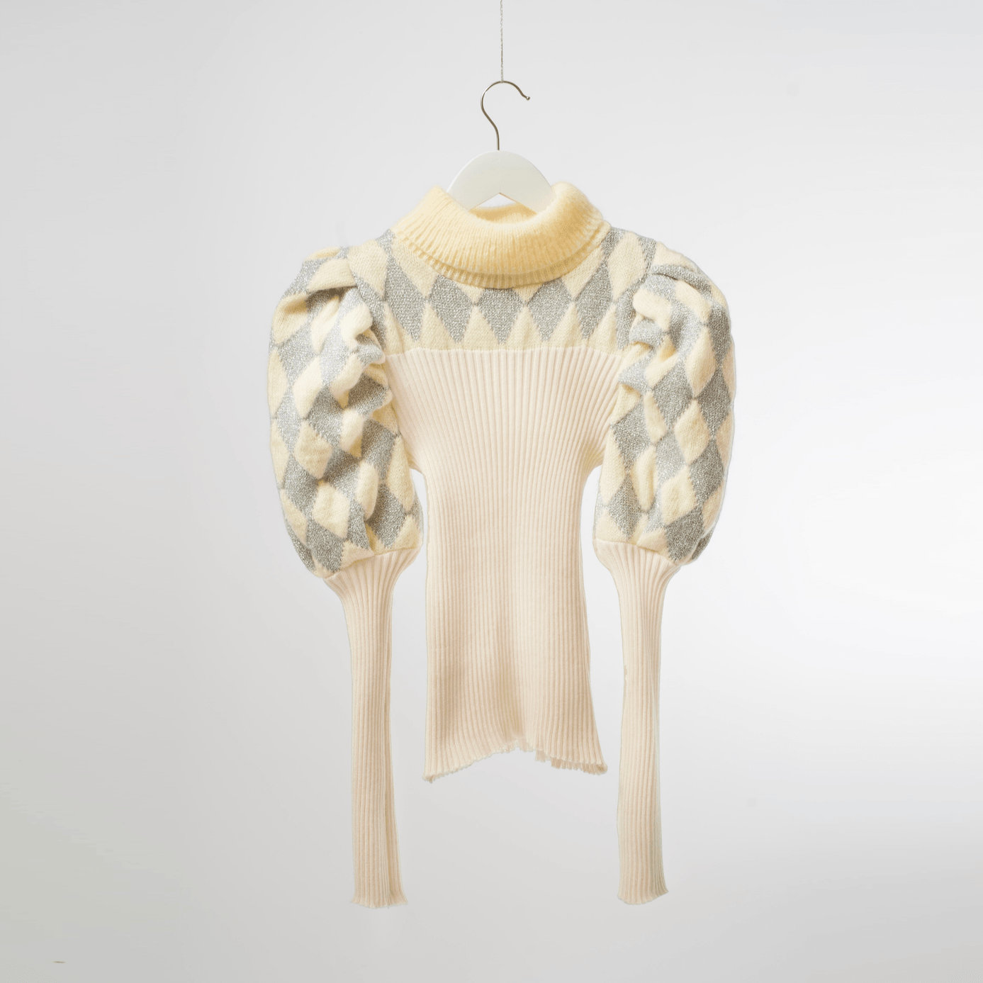 Diamond Turtleneck Sweater