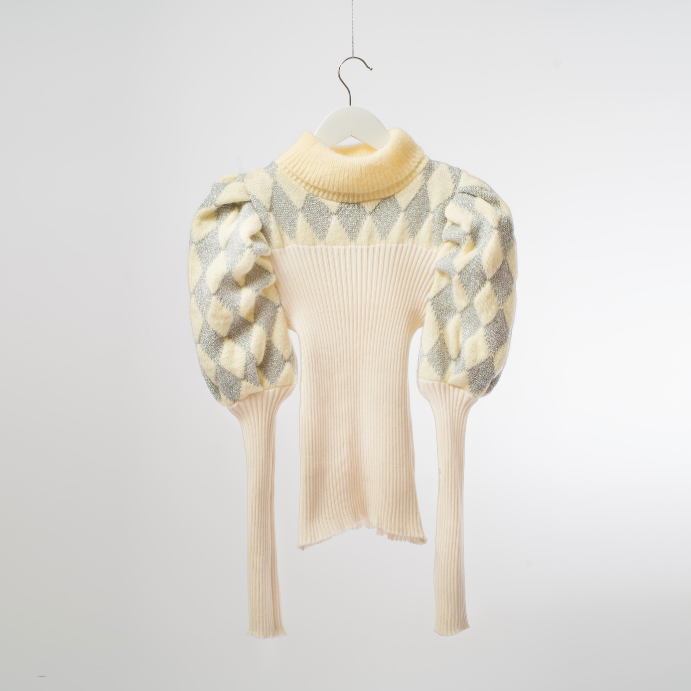 Diamond Turtleneck Sweater
