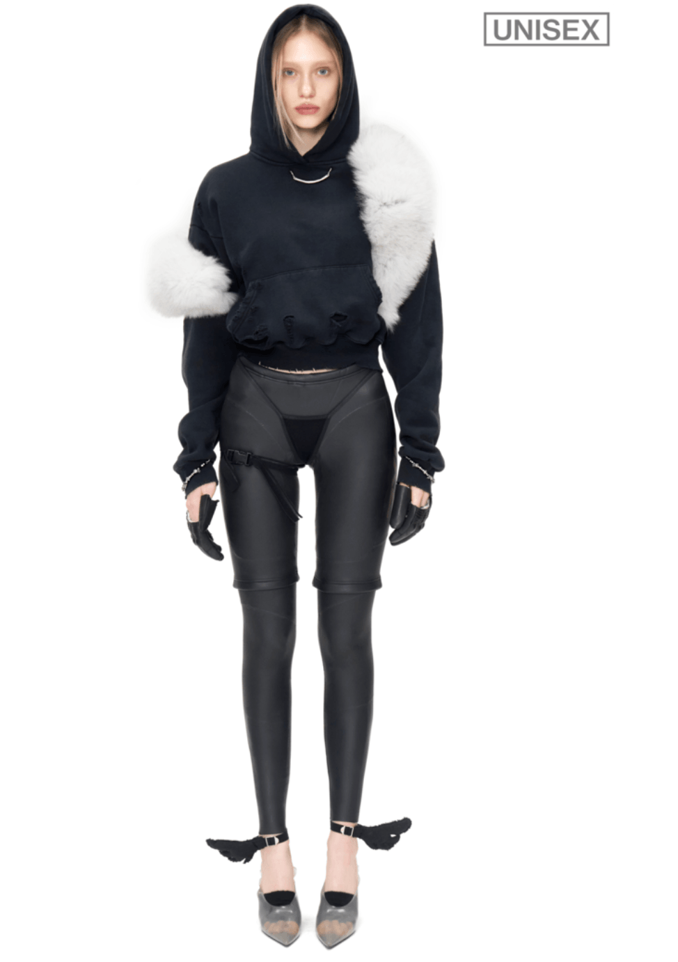 Distressed Jewelry Hoodie